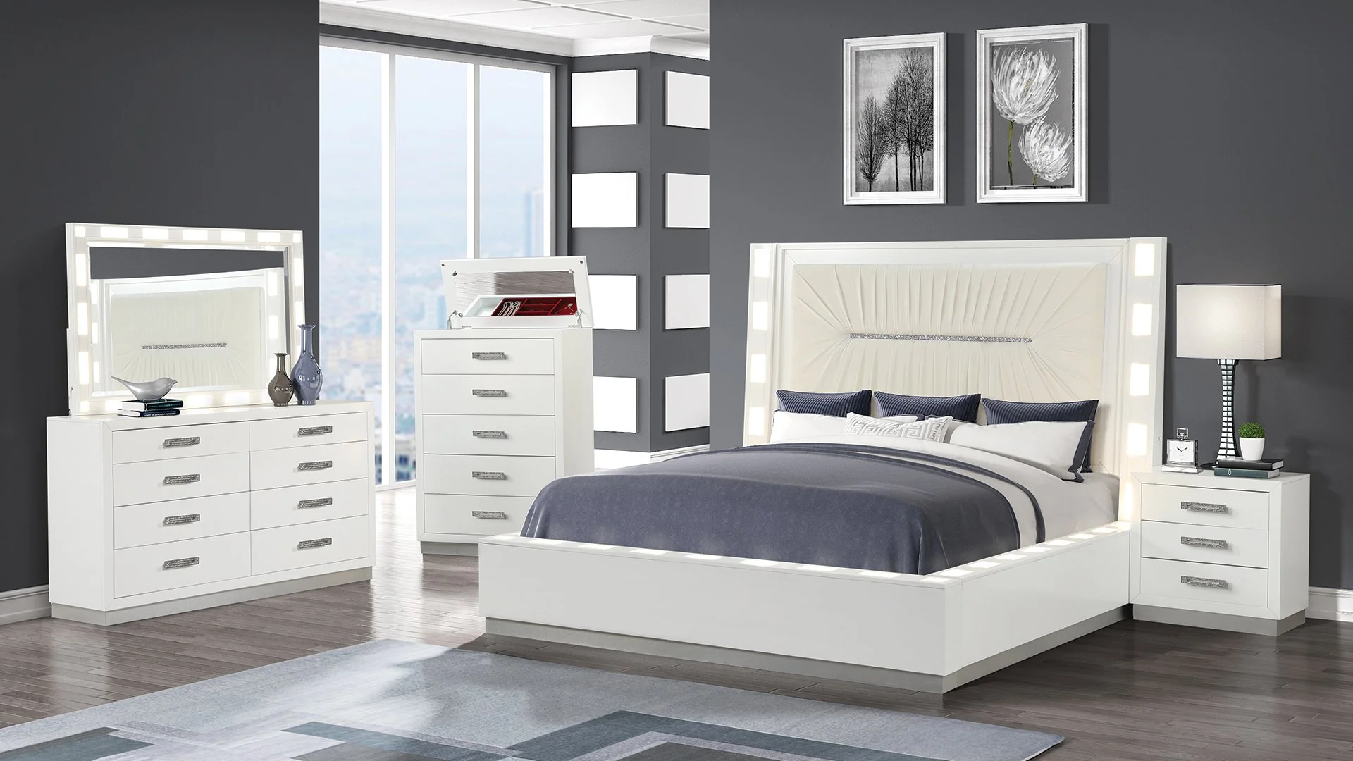 Coco King 5PC Bedroom Set