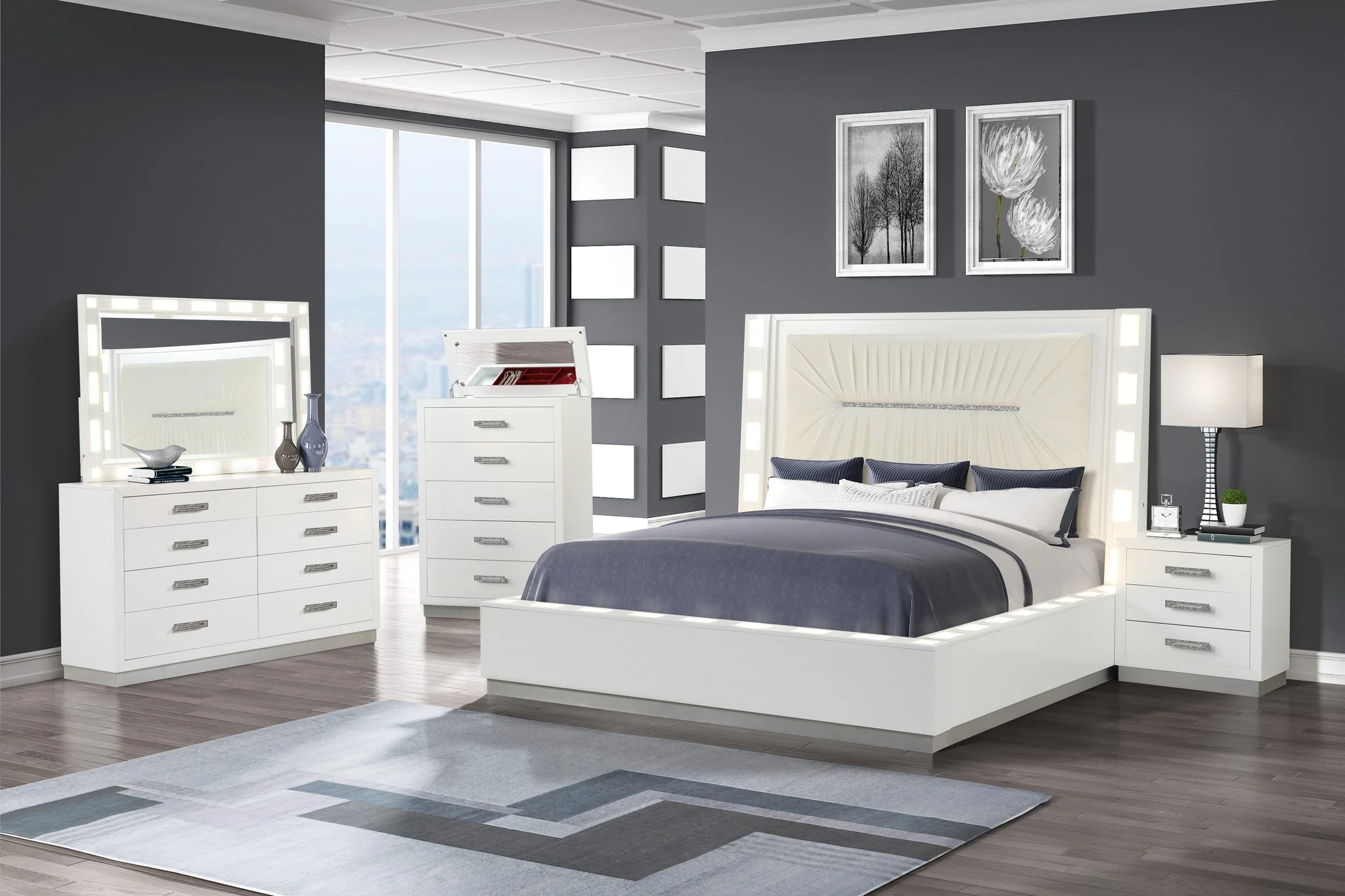 Coco King 5PC Bedroom Set - Image 22