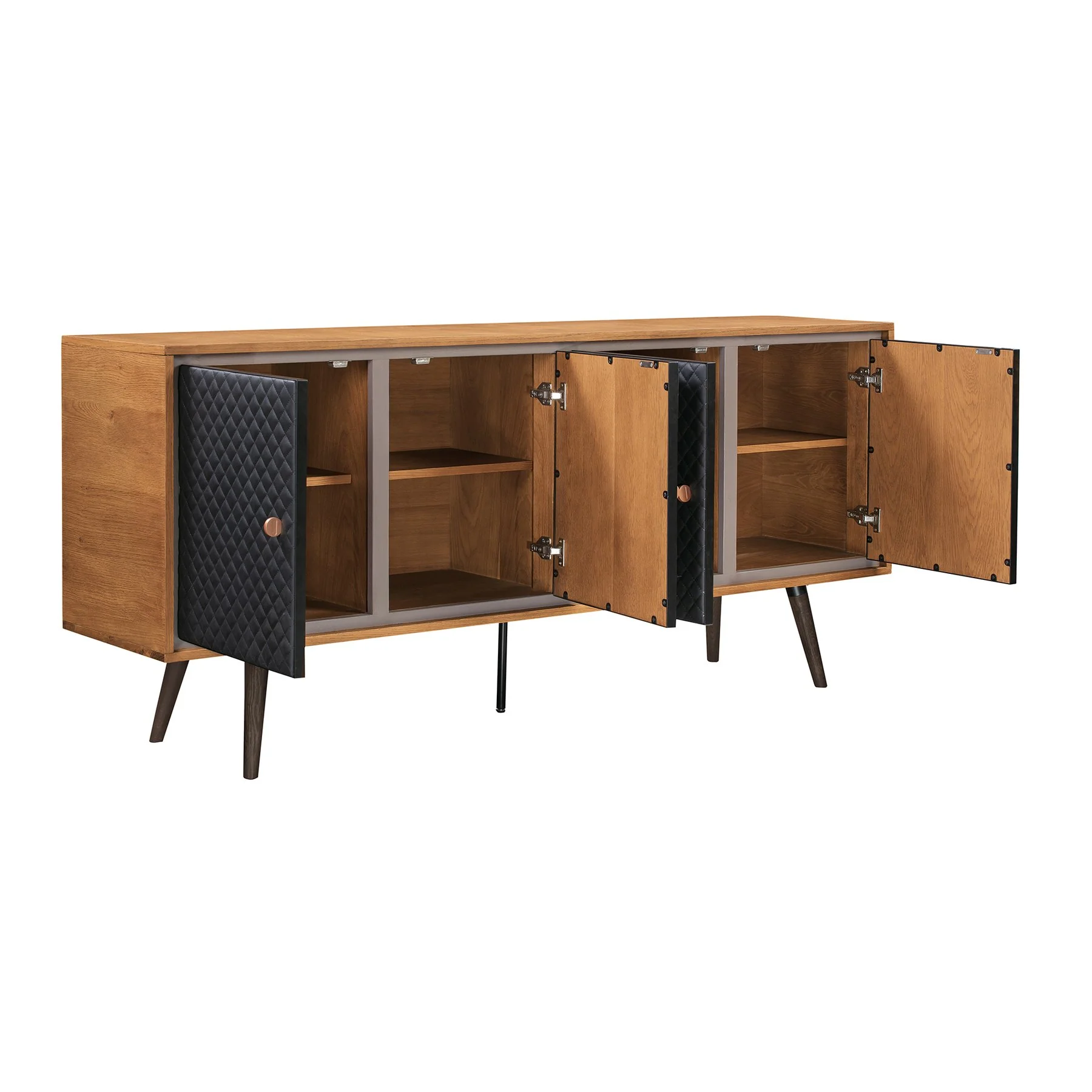 Coco Rustic 2 piece set with Dining Table and Sideboard in Balsamico - Image 5