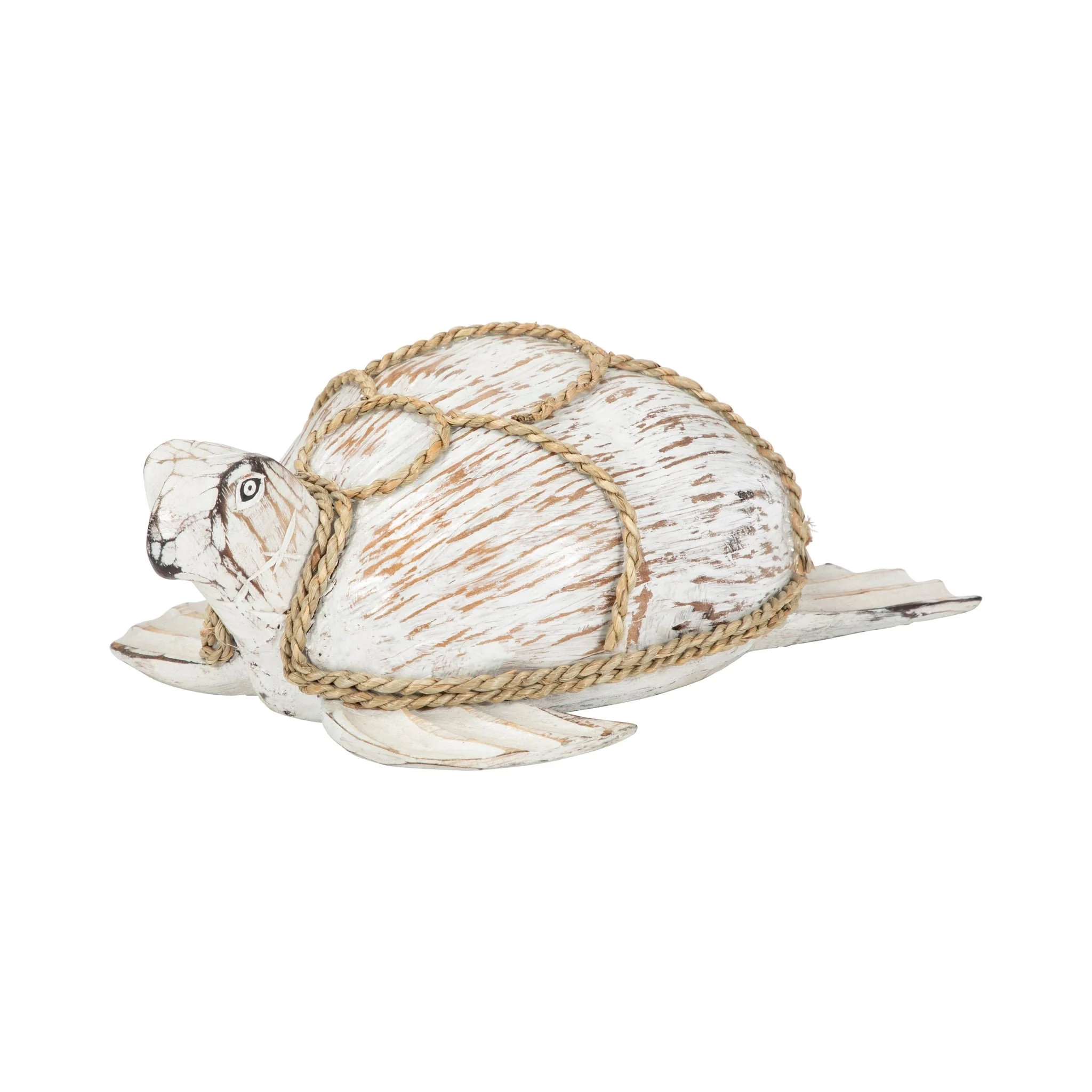Coconut, 12"l Turtle, White/brown - Image 2
