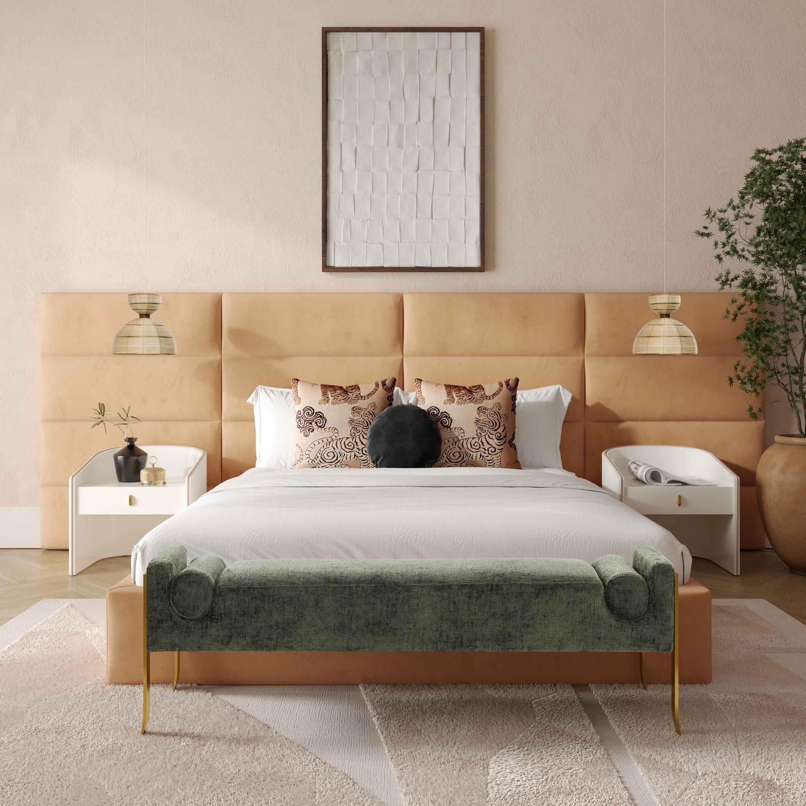 Collins Cream Lacquer Nightstand - Image 9