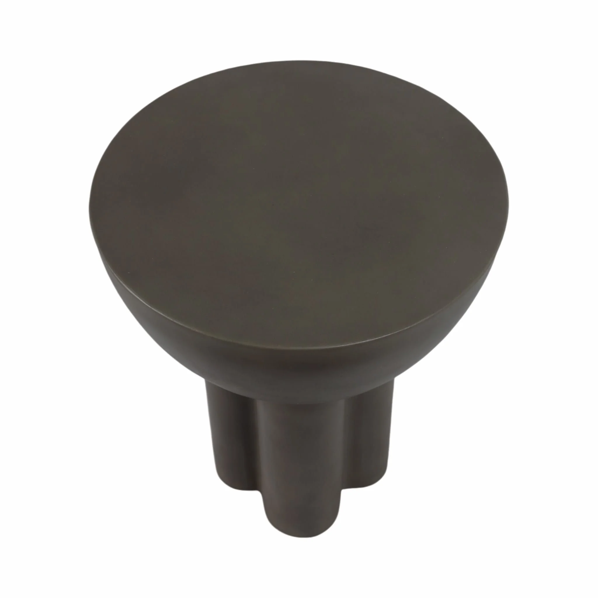 Concrete, 18" Contemporary End Table, Dark Grey - Image 7