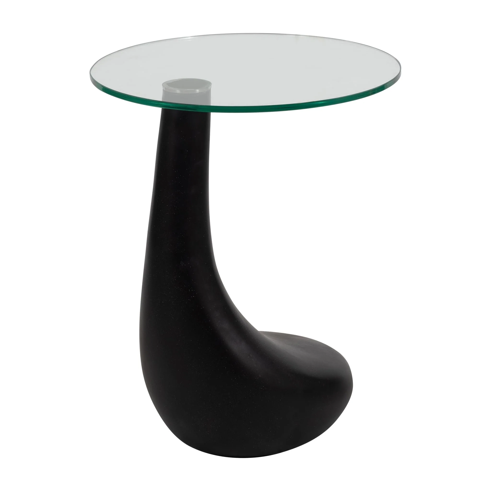 Concrete, 22" Golf Club Base W/glass Top Accent Ta - Image 2