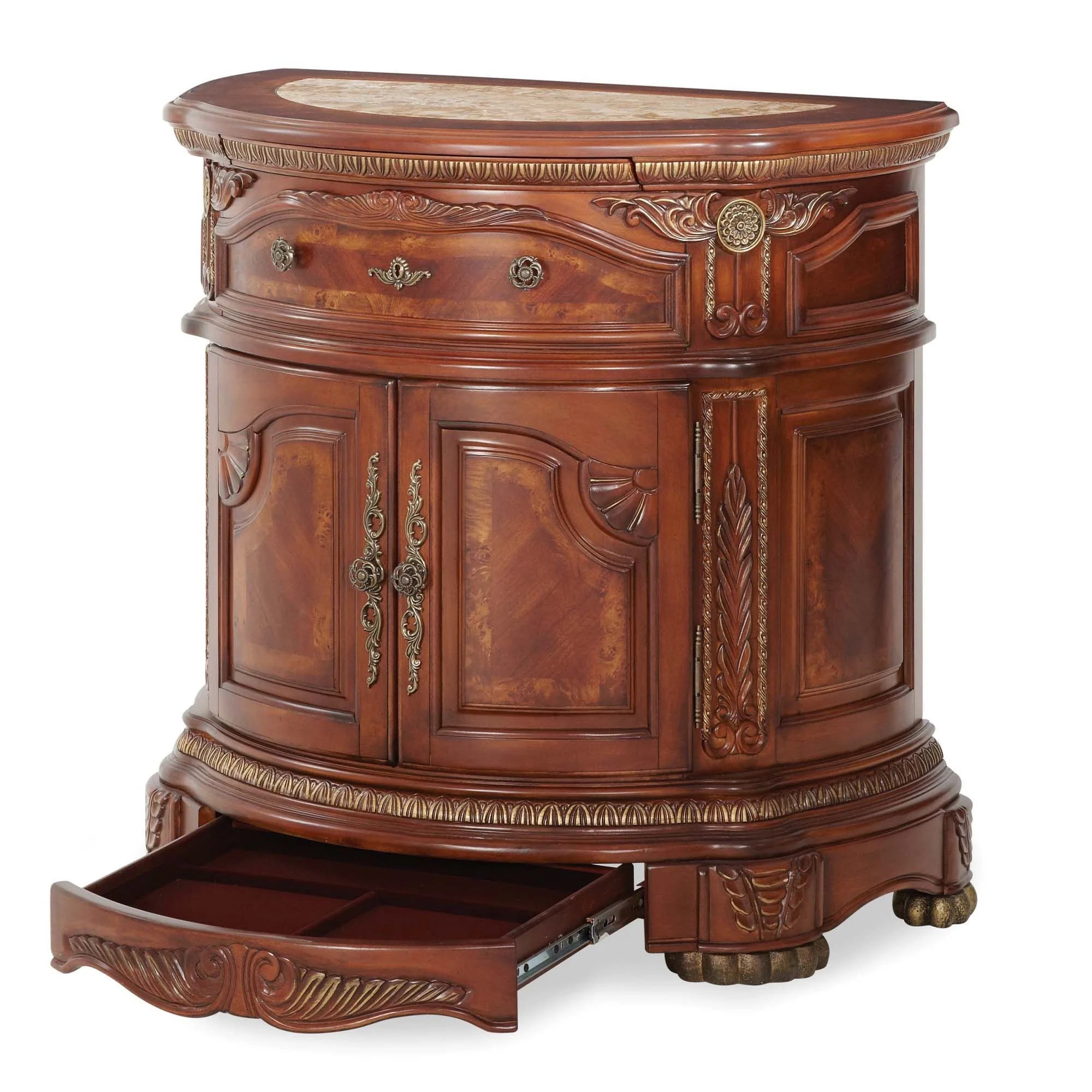 Cortina Bedside Chest - Honey Walnut - Image 2