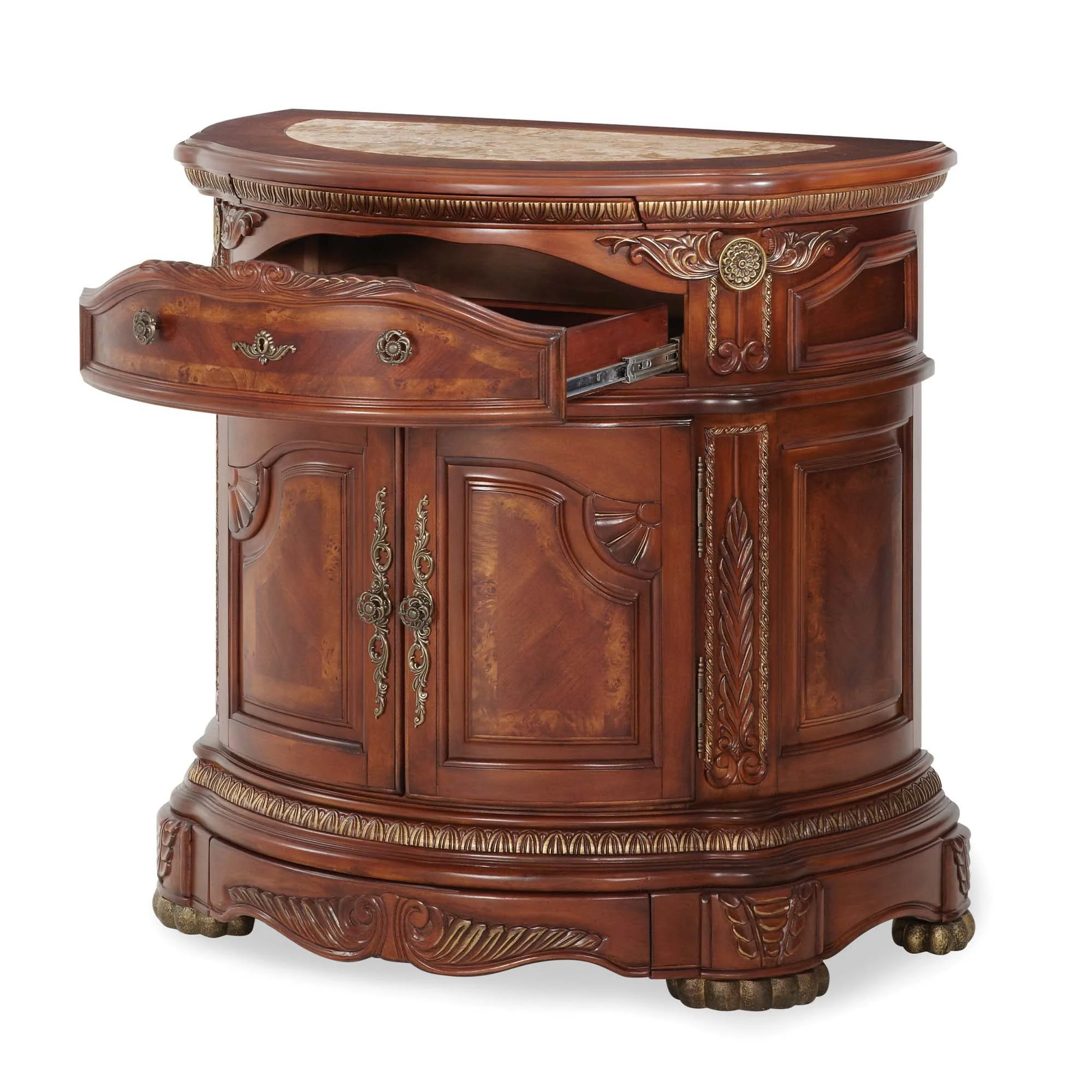 Cortina Bedside Chest - Honey Walnut - Image 3