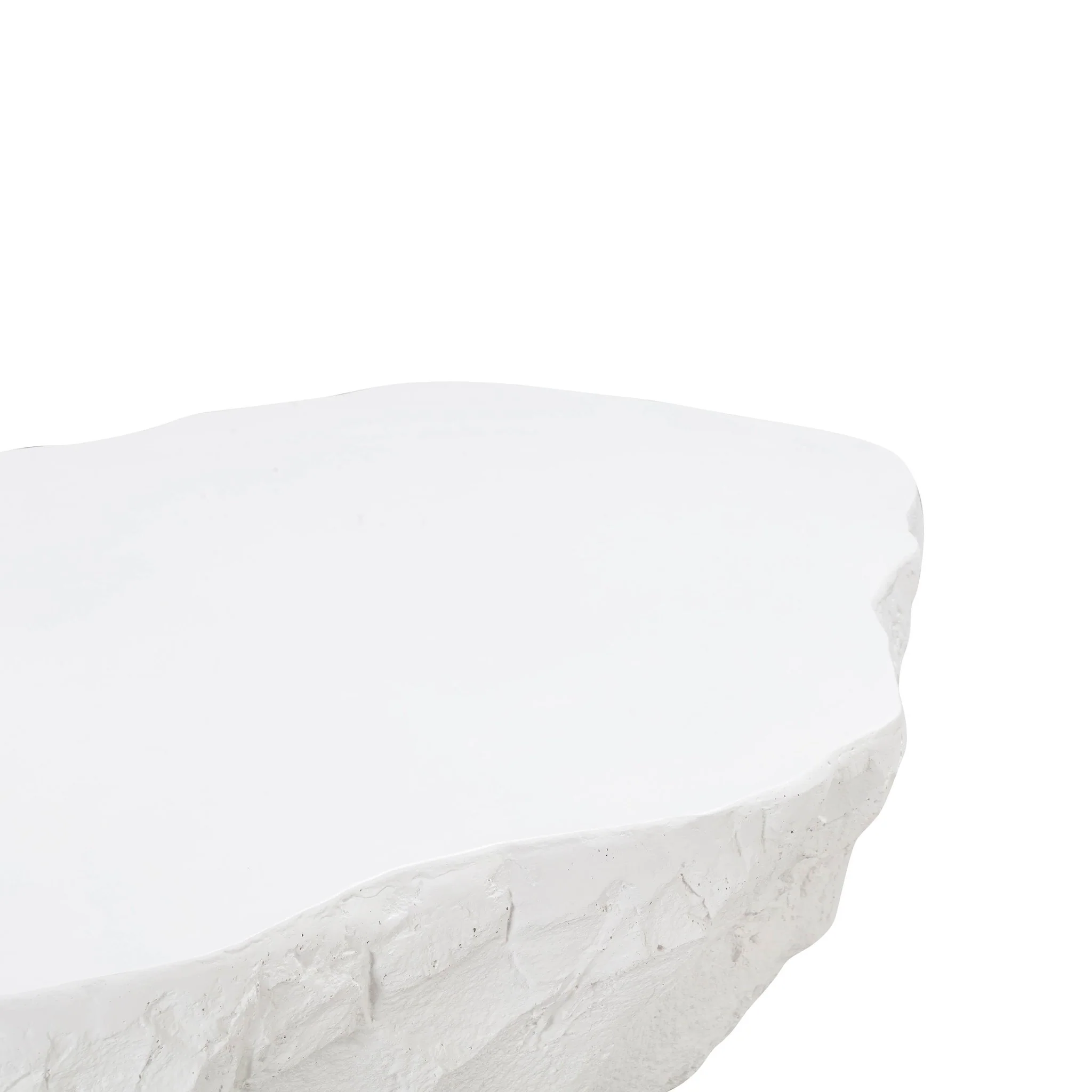 Crag White Concrete Coffee Table - Image 4