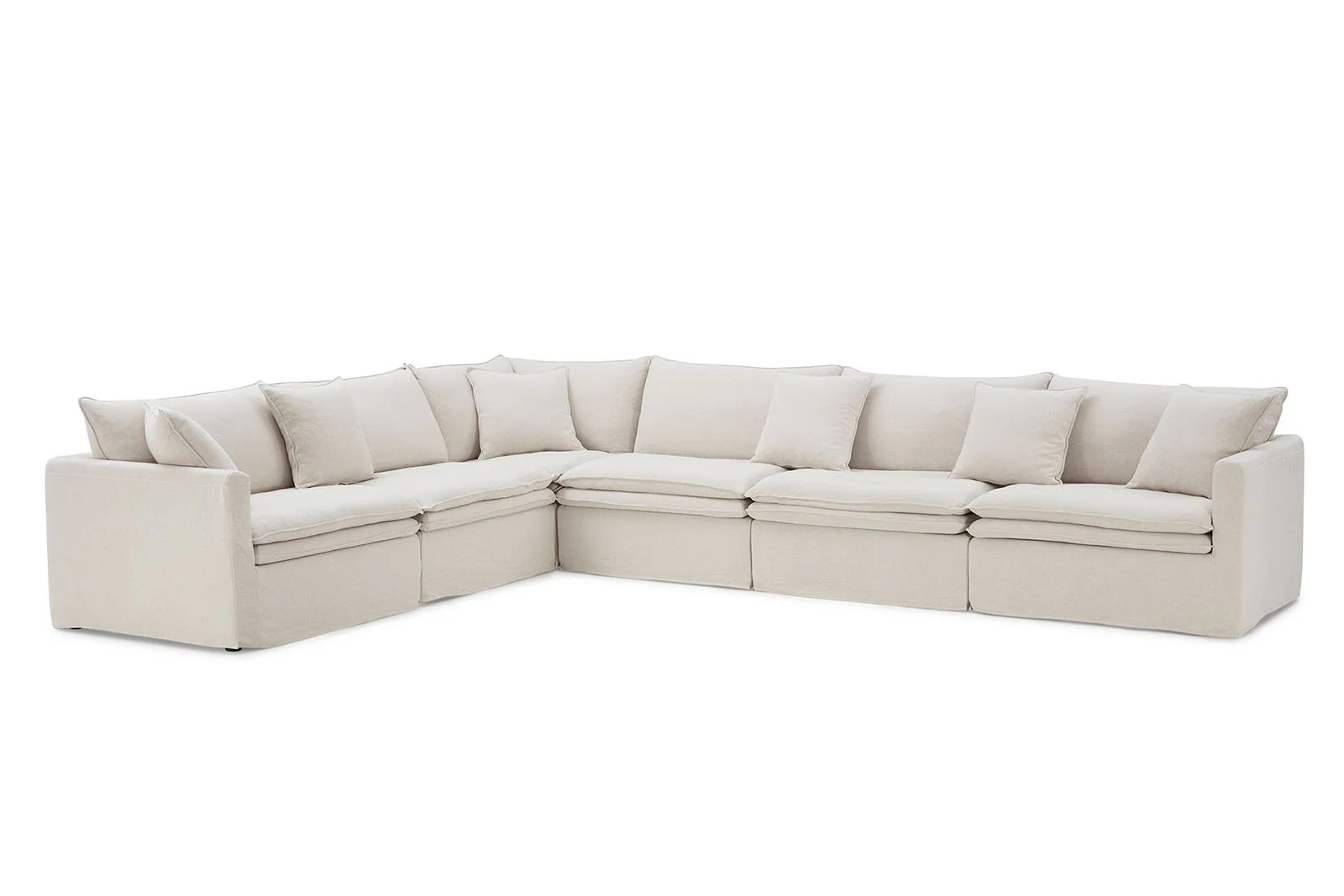 Crayford L-Sectional, Taupe - Image 2