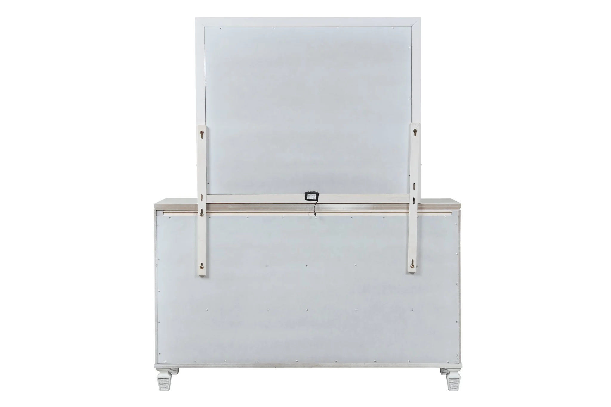 Crystal Queen 5 Pc Bedroom Set White - Image 12