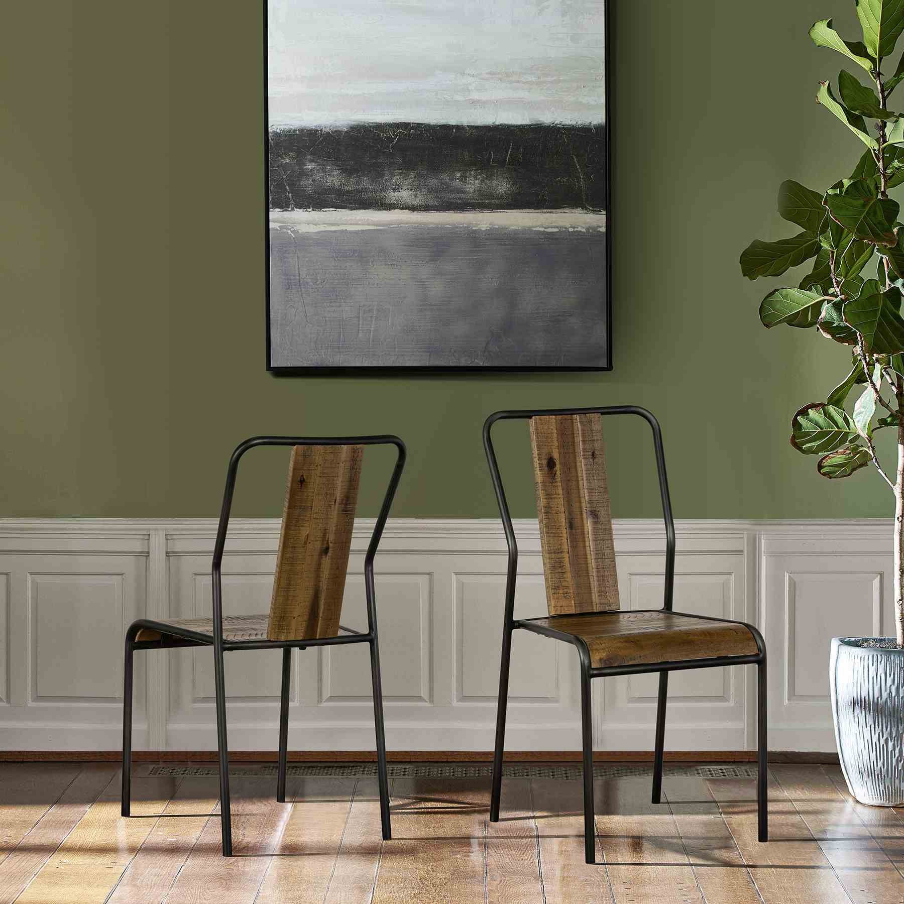 Cusco Acacia Rustic Dining Chair - Set of 2 - Image 5