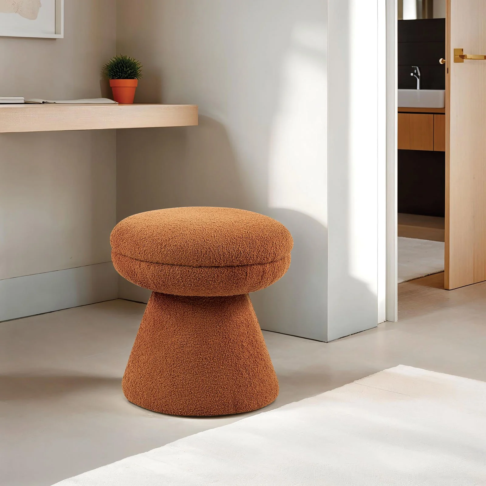 Cynthia Stool, Saddle Brown