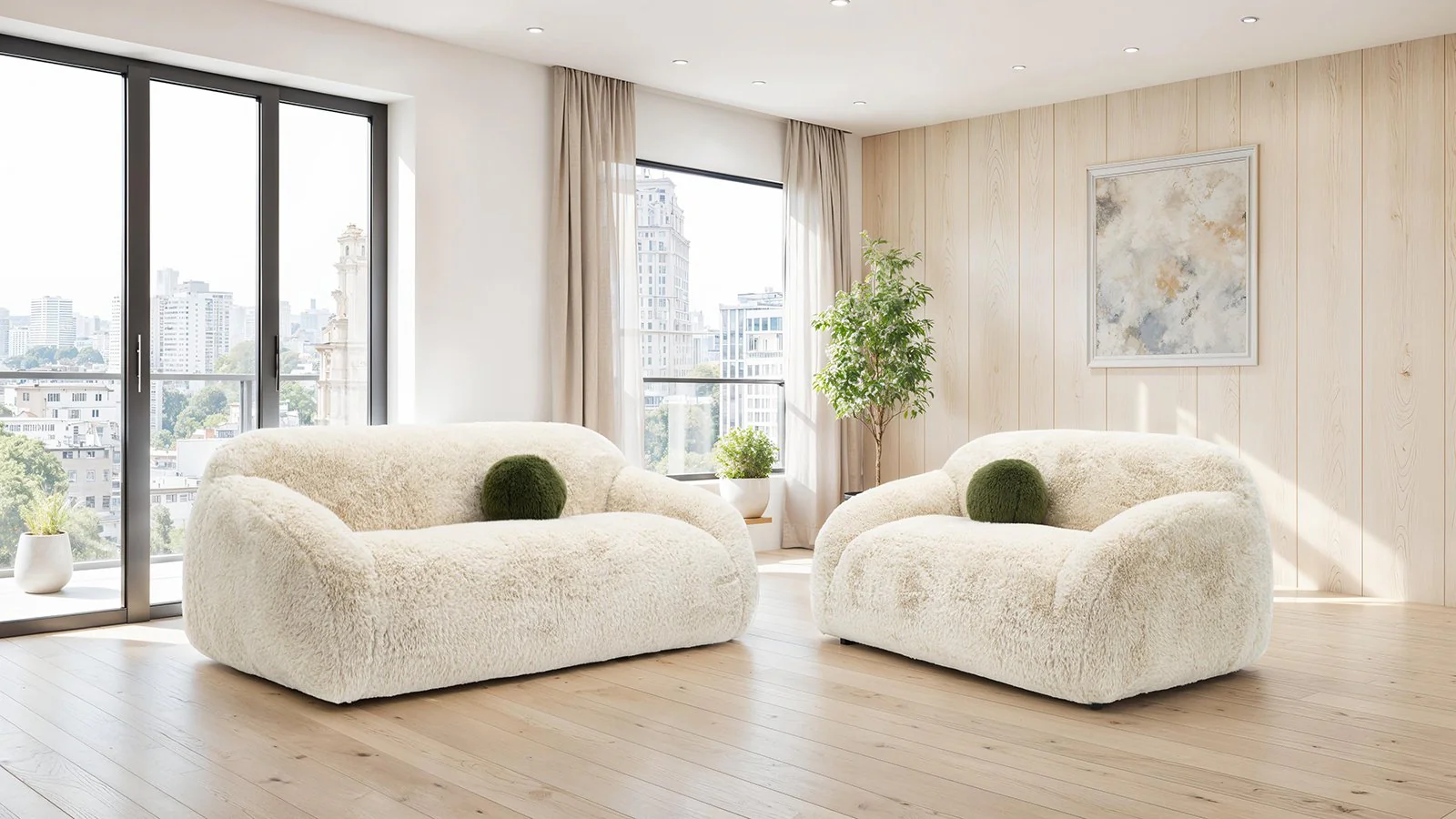Darwen Sofa, Sand - Image 2