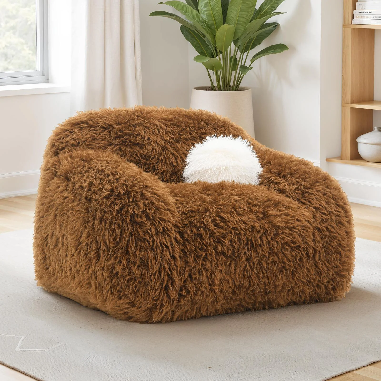 Darwen Swivel Chair, Camel Brown