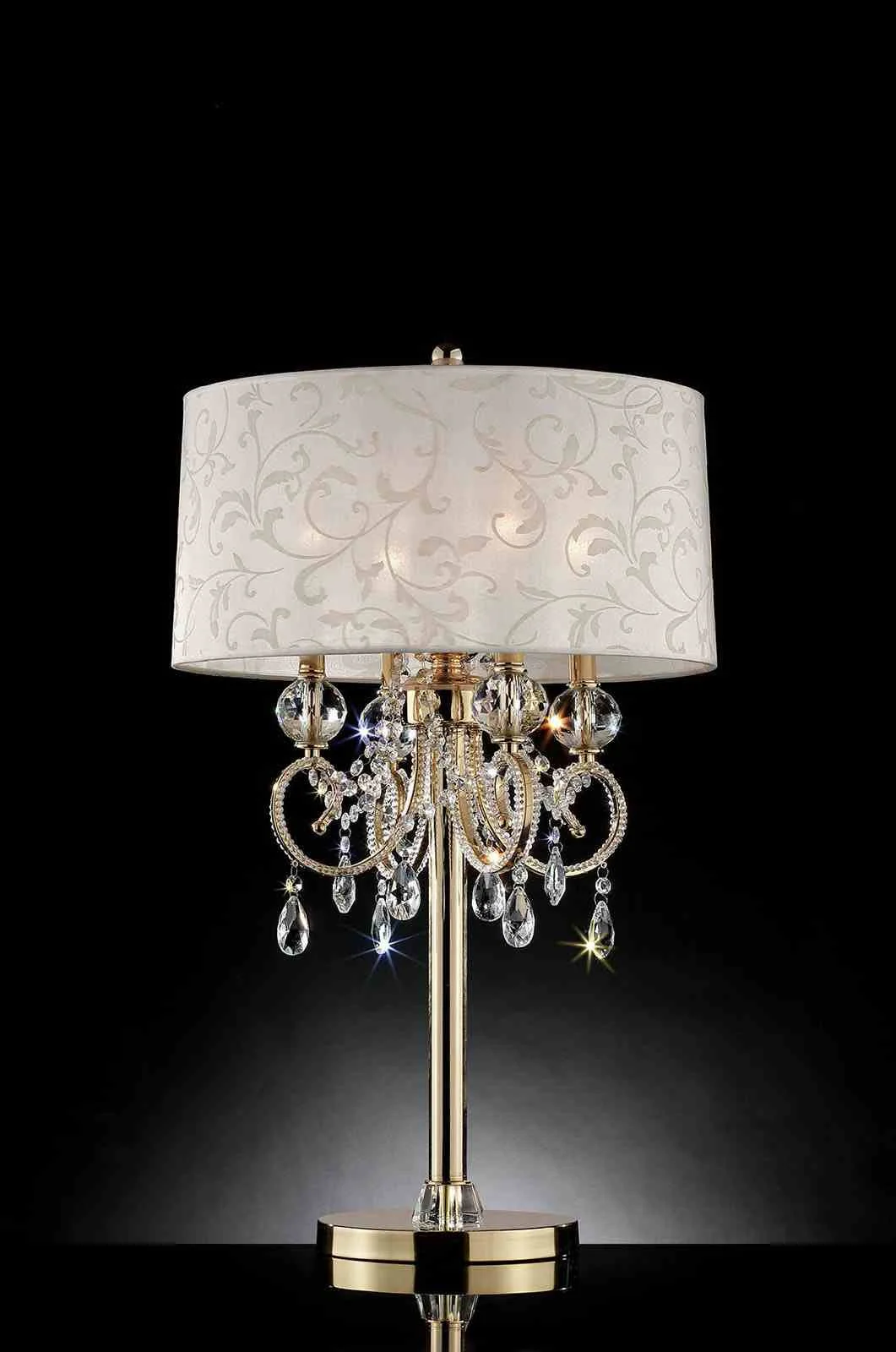 Deborah 33"H Gold Table Lamp