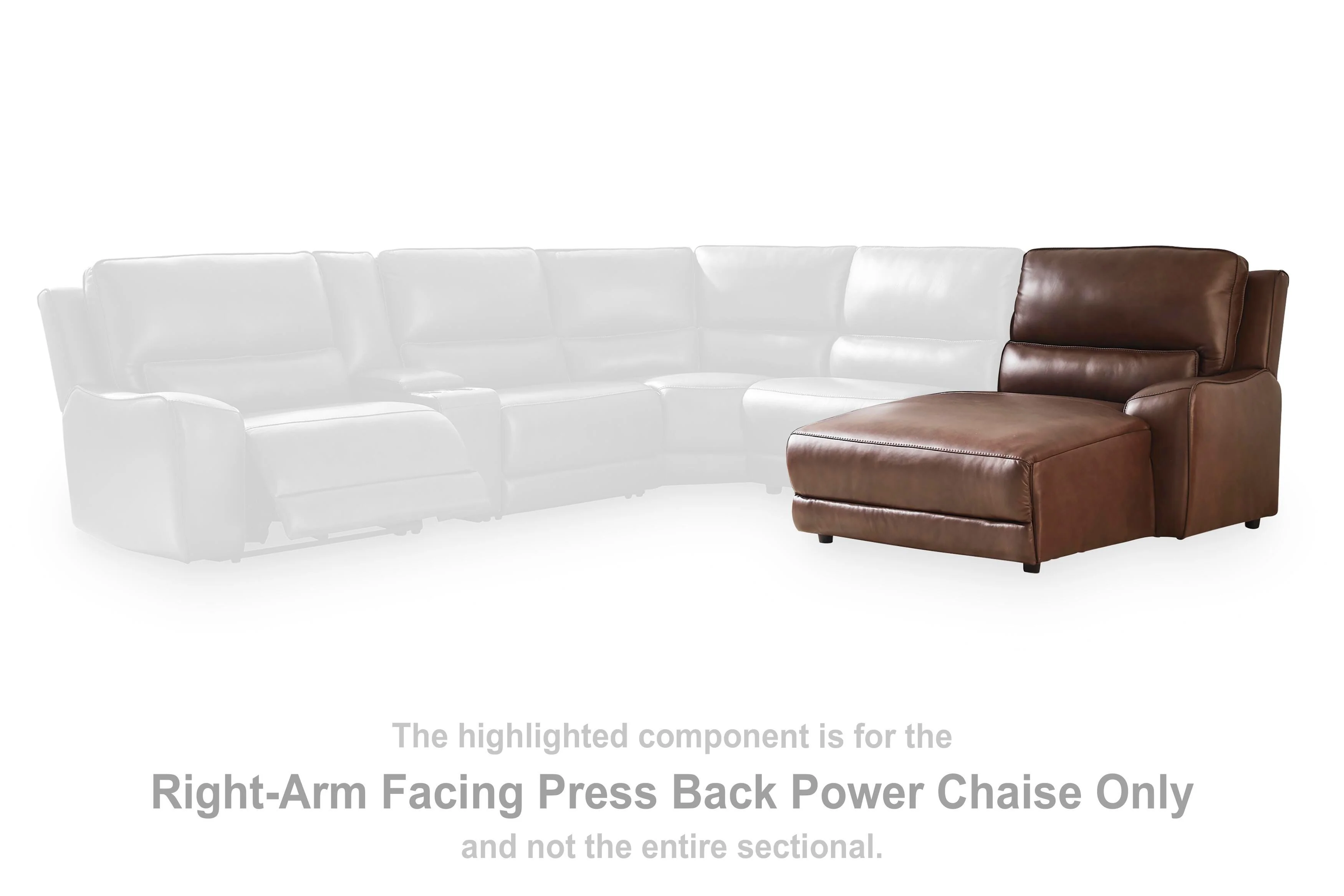 DeepWakes Power Reclining Sectional with Chaise - Image 11