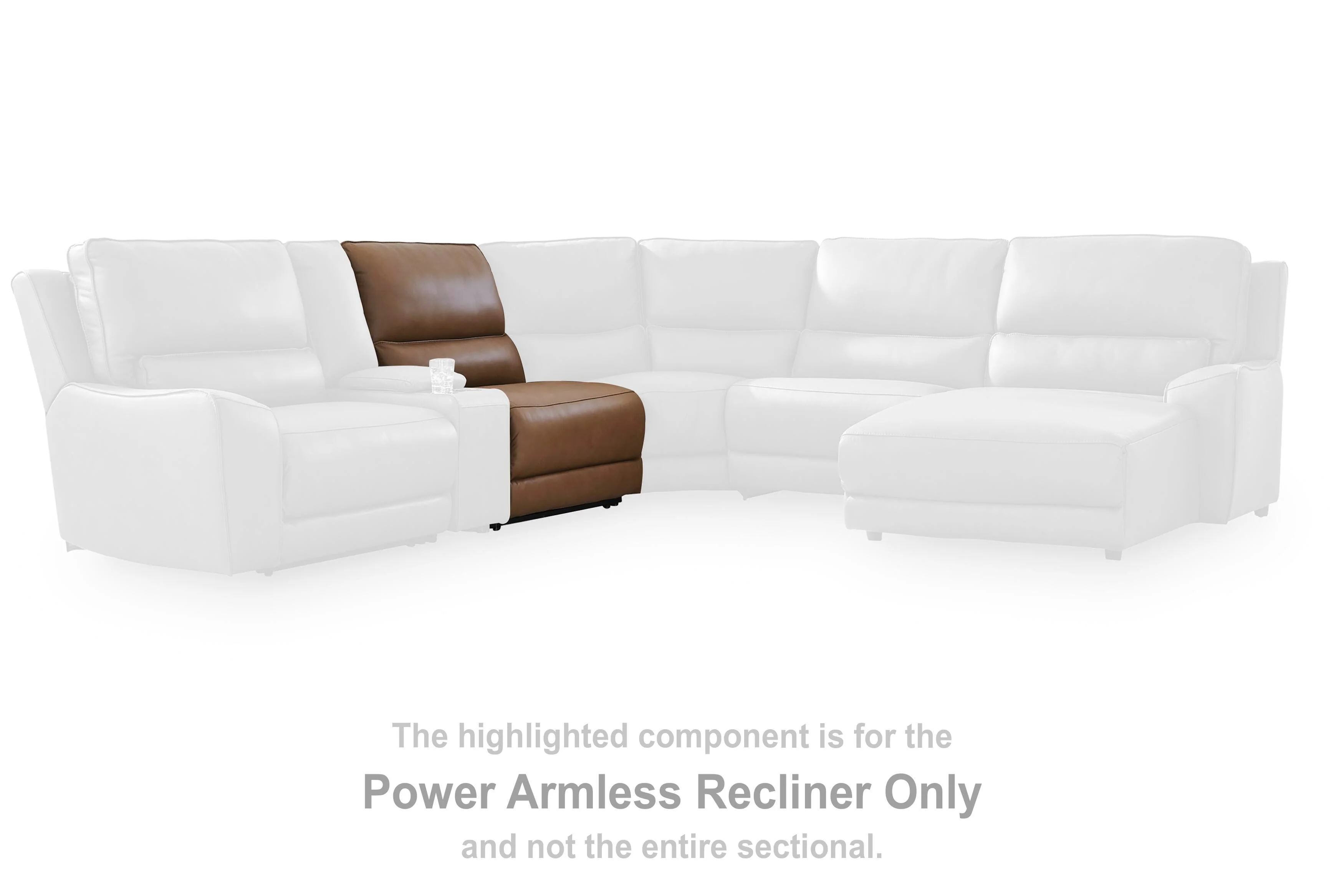 DeepWakes Power Reclining Sectional with Chaise - Image 140