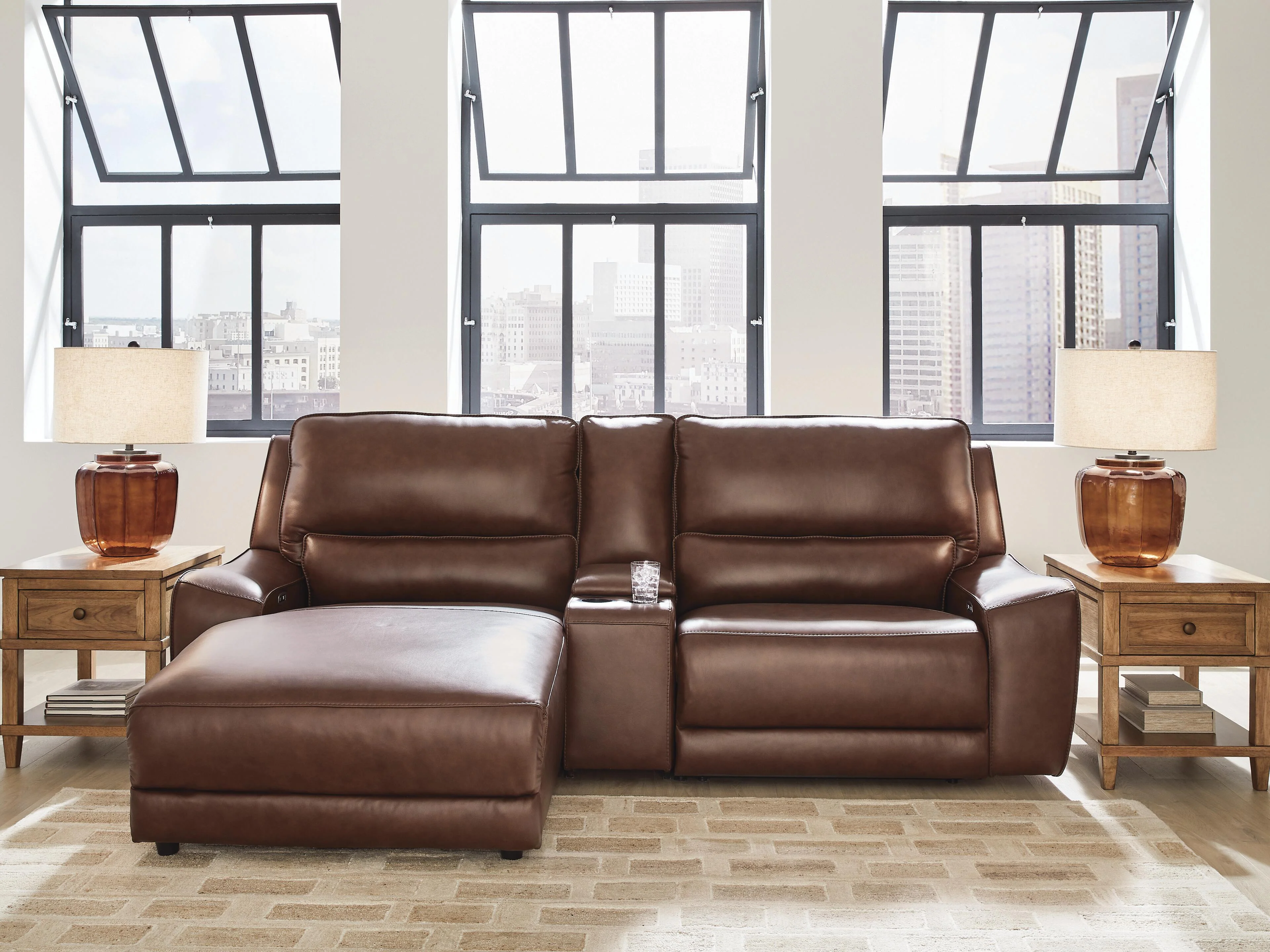 DeepWakes Power Reclining Sectional with Chaise - Image 18