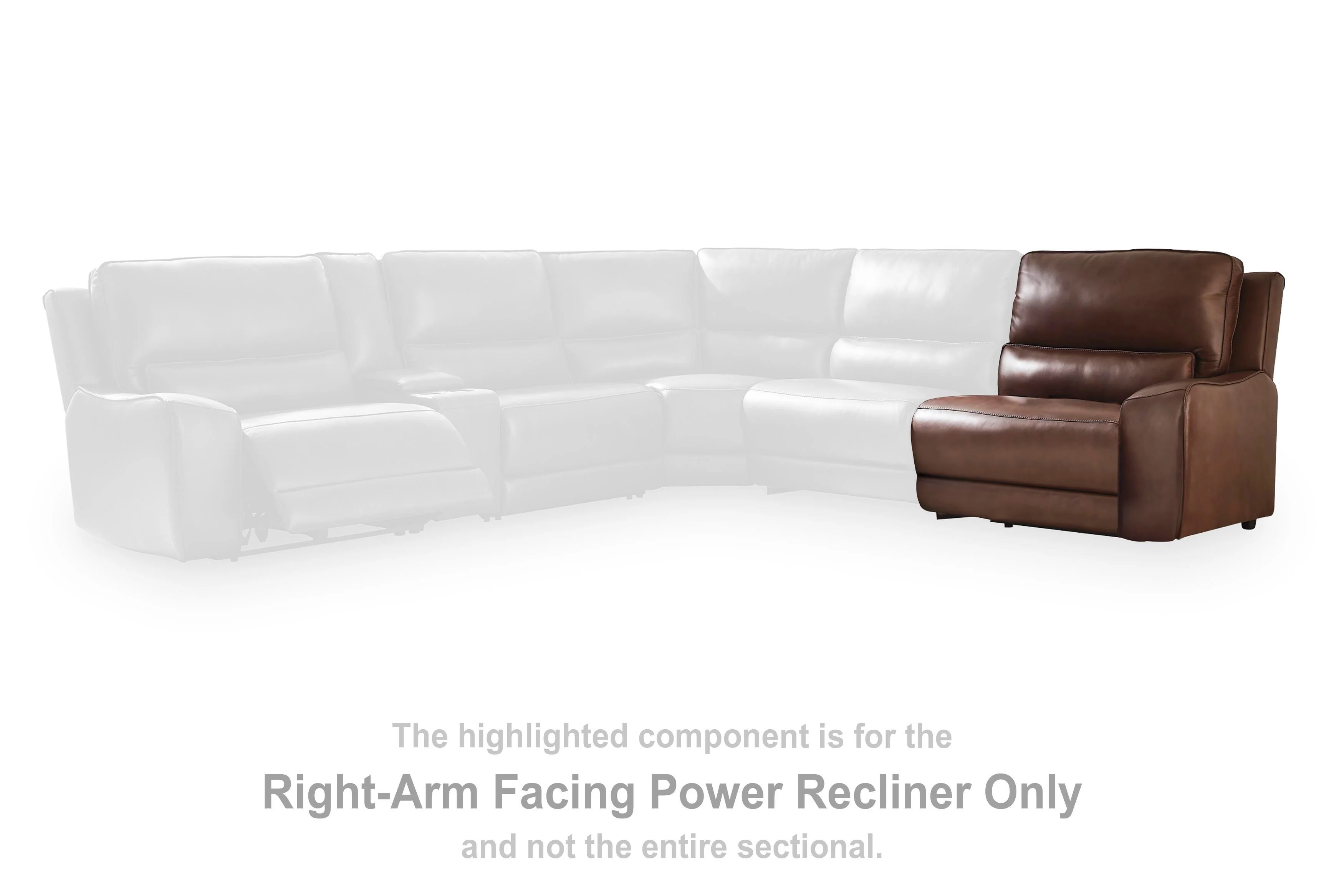 DeepWakes Power Reclining Sectional with Chaise - Image 24