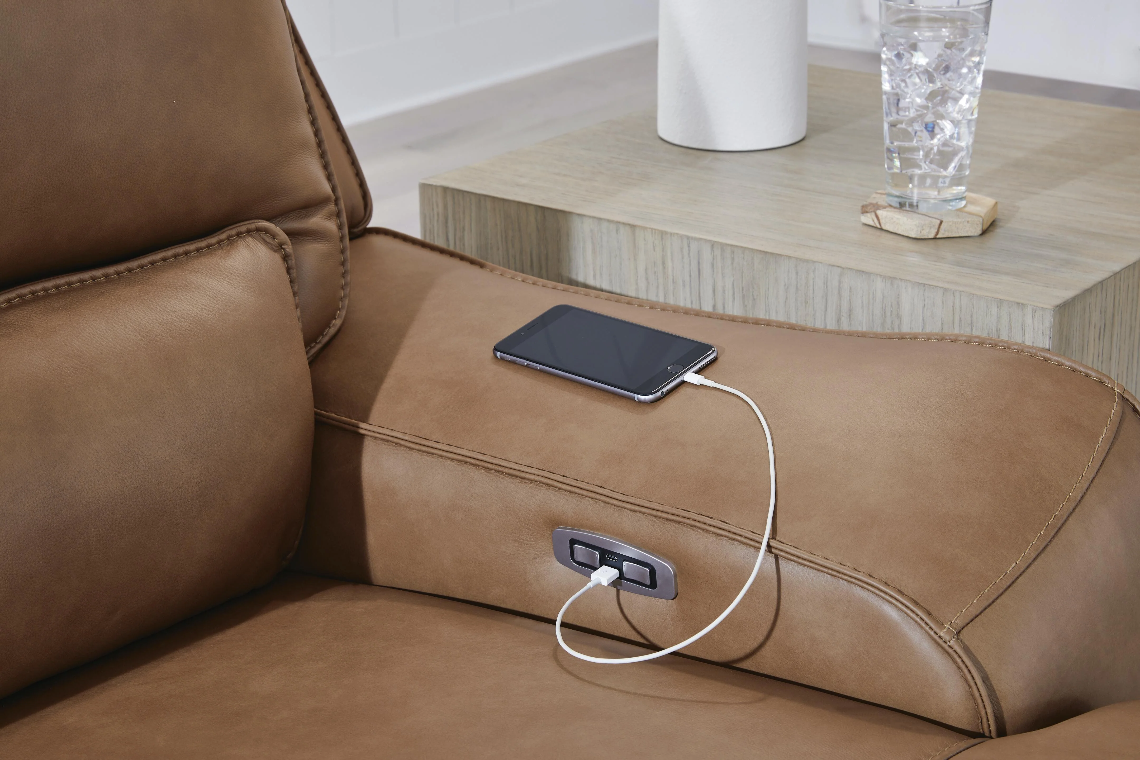 DeepWakes Power Reclining Sectional with Chaise - Image 94