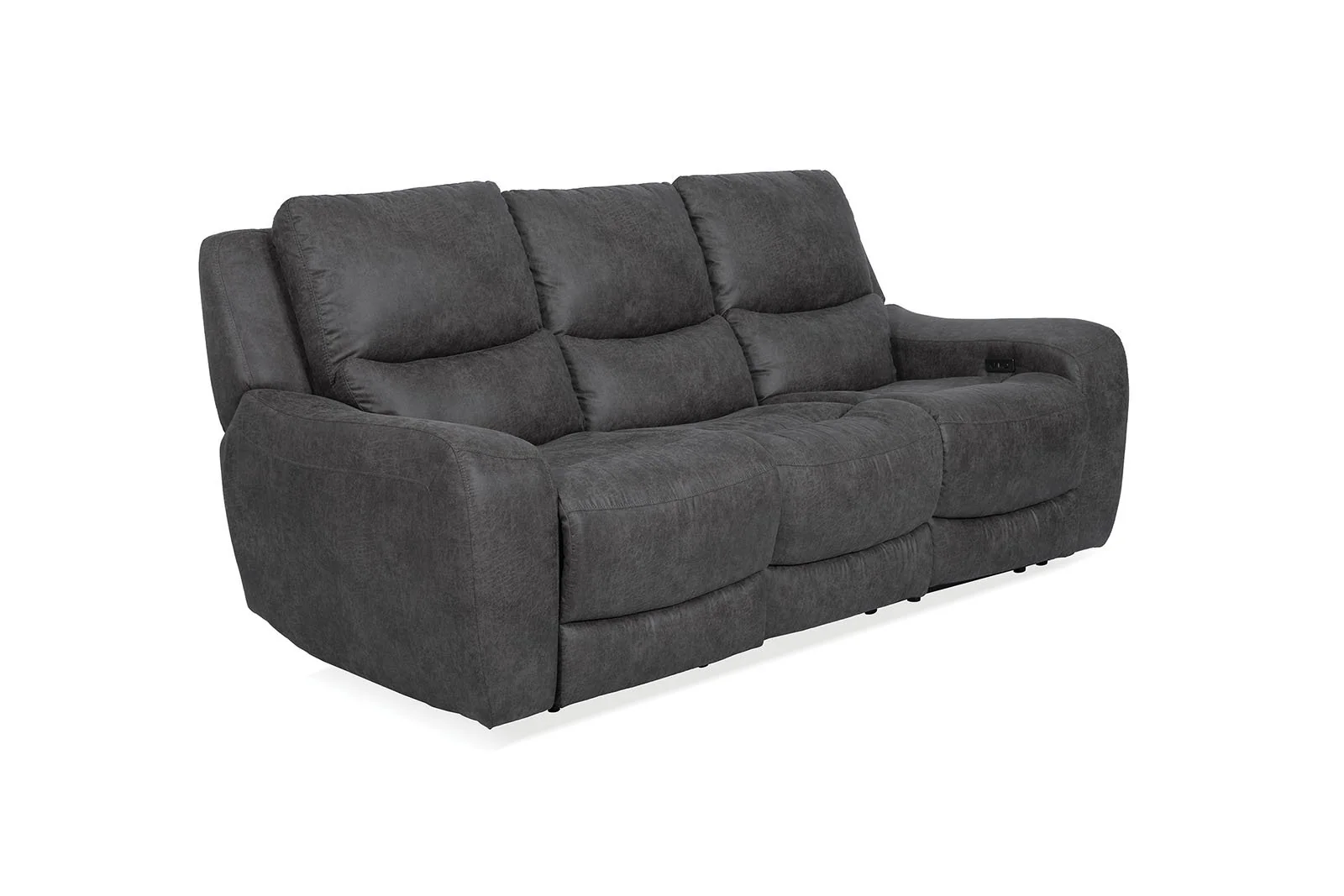 Demetrius Power Sofa, Dark Gray - Image 2