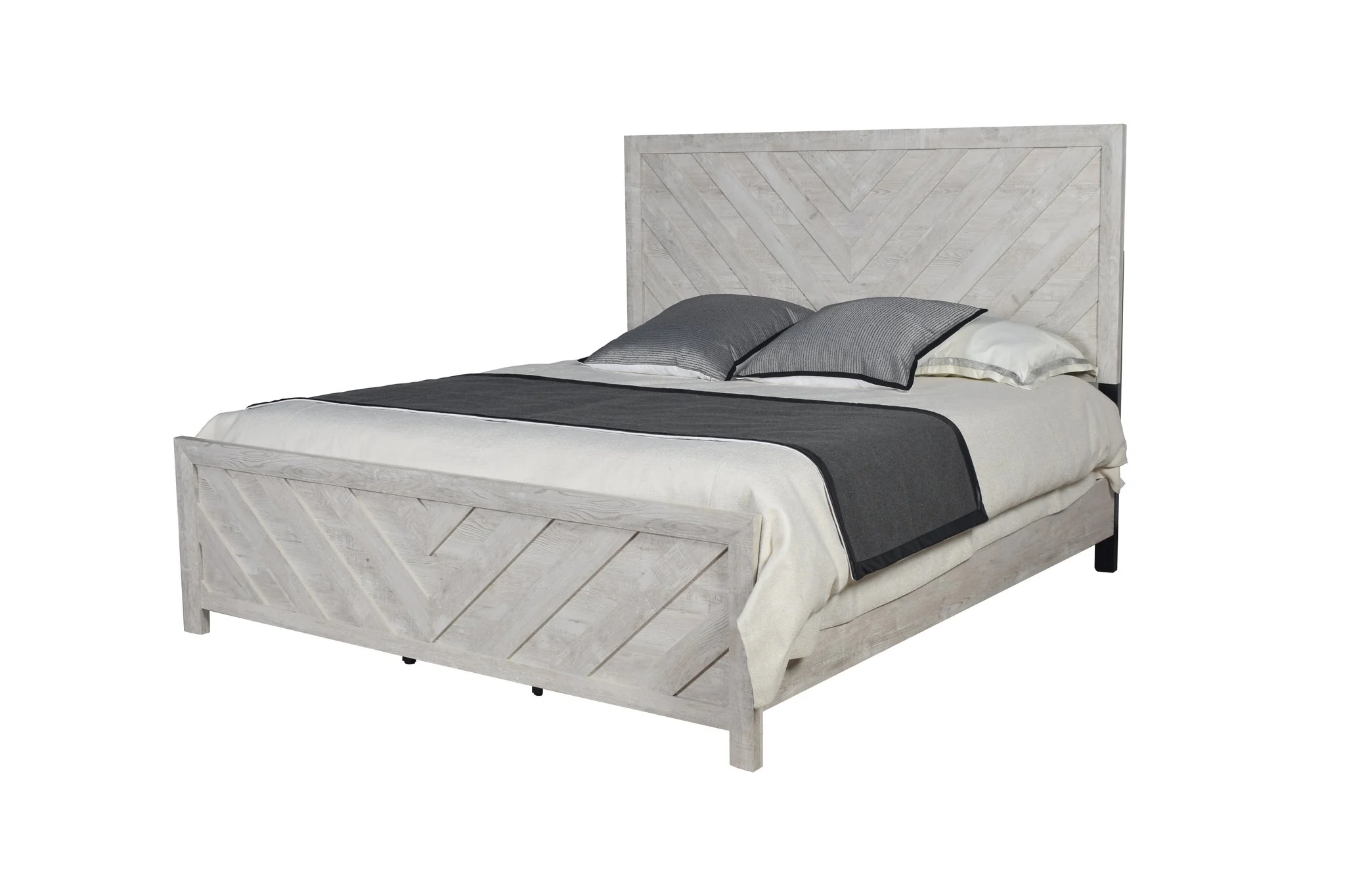 Denver King 4 Pc Bedroom Set Rustic Natural - Image 3
