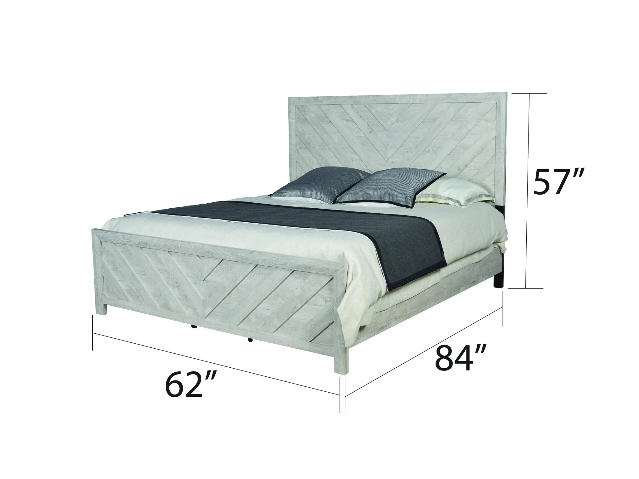 Denver Queen 4 Pc Bedroom Set Rustic Natural - Image 5
