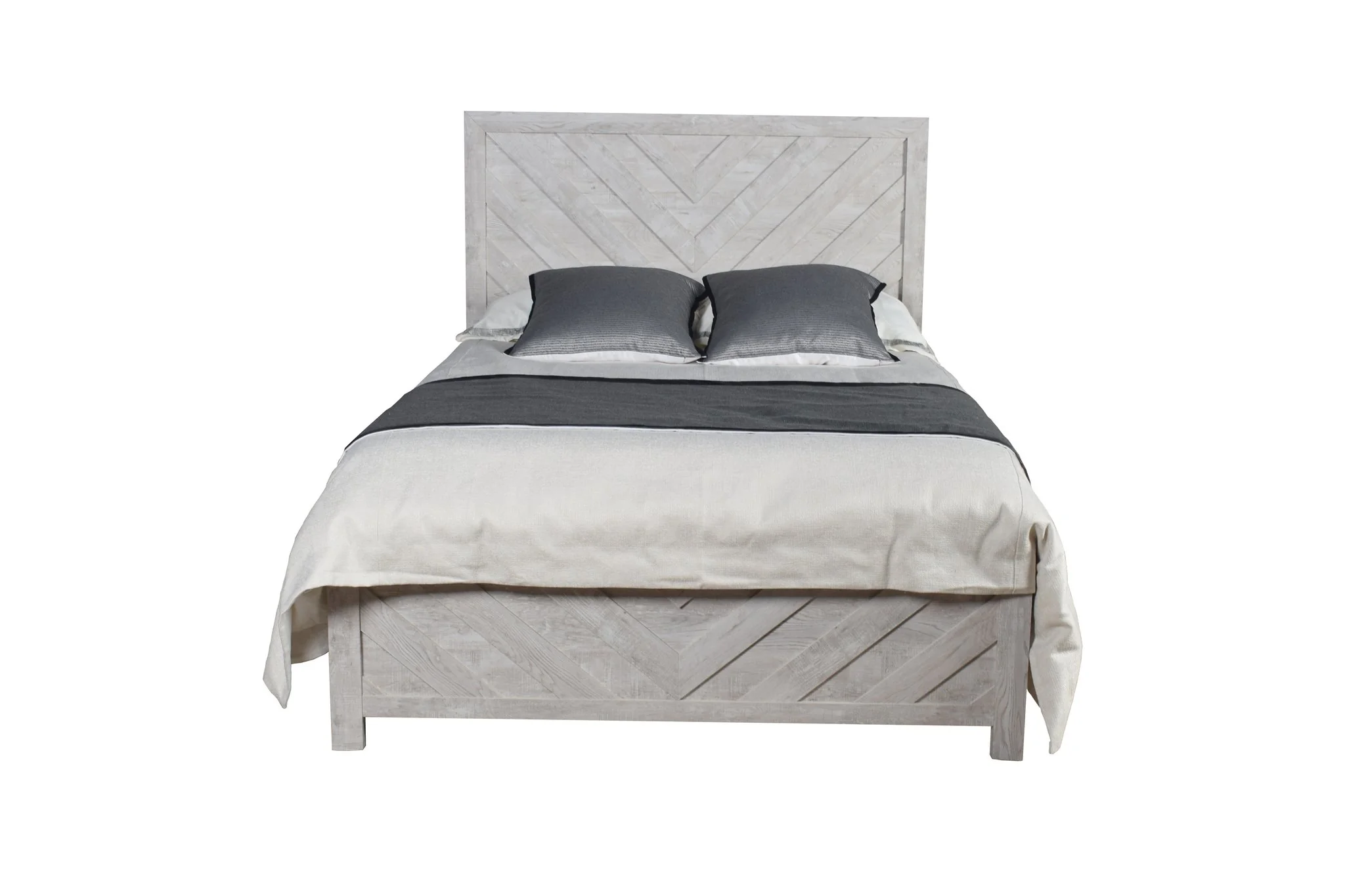 Denver Queen Bed Rustic Natural