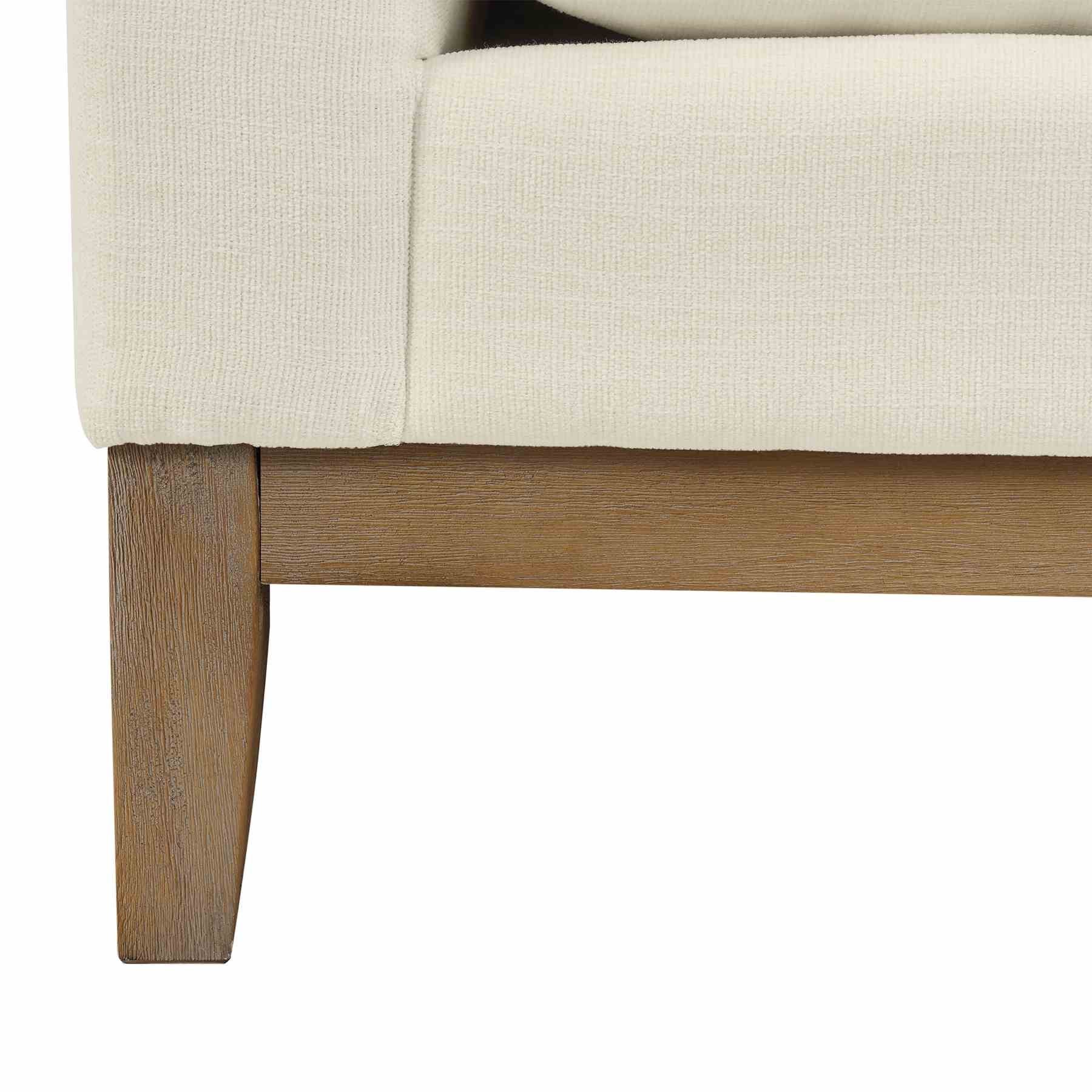 Donna 35" Upholstered Accent Chair in Sugar - Image 7