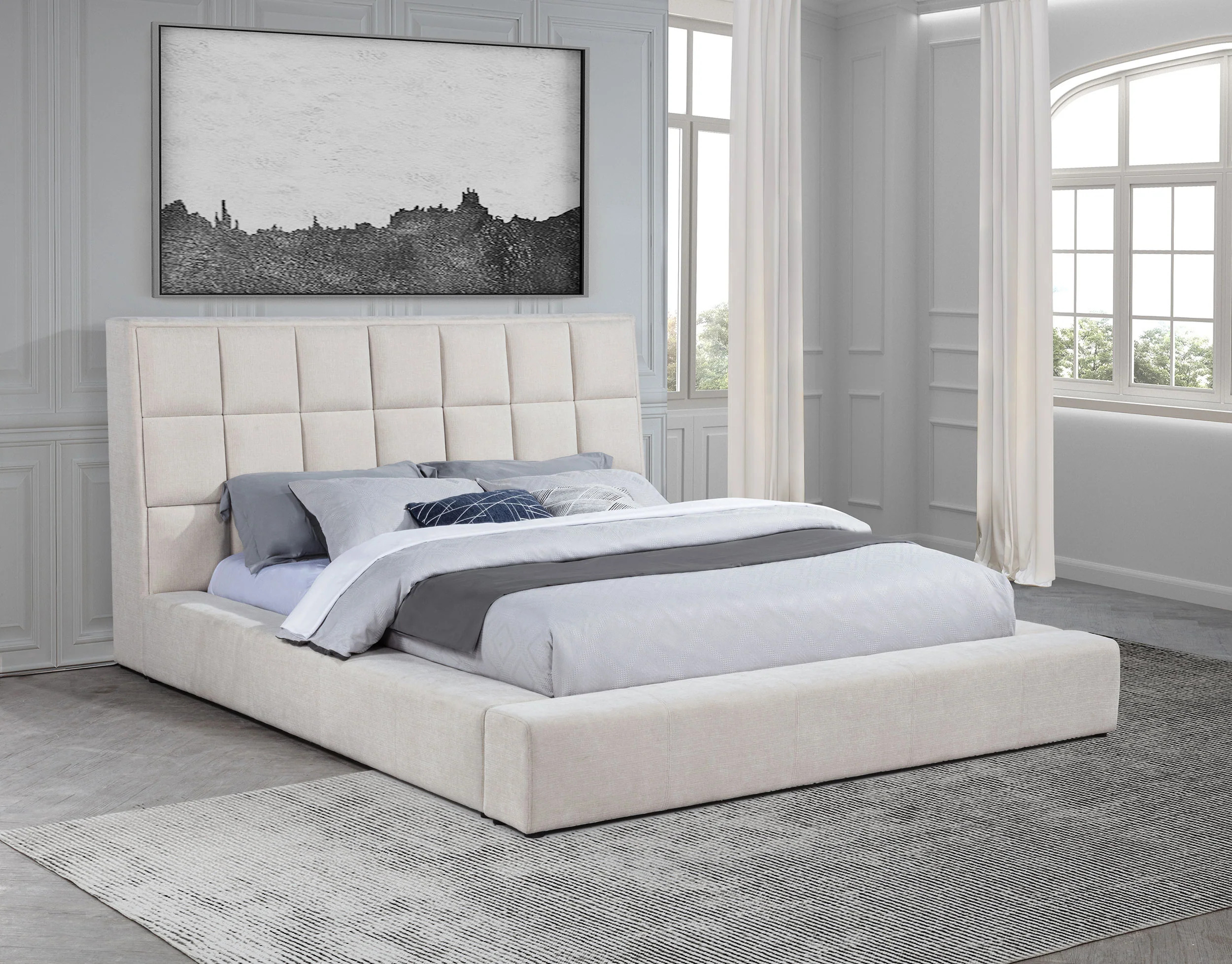 Dreux Panel Platform Bed - Image 30