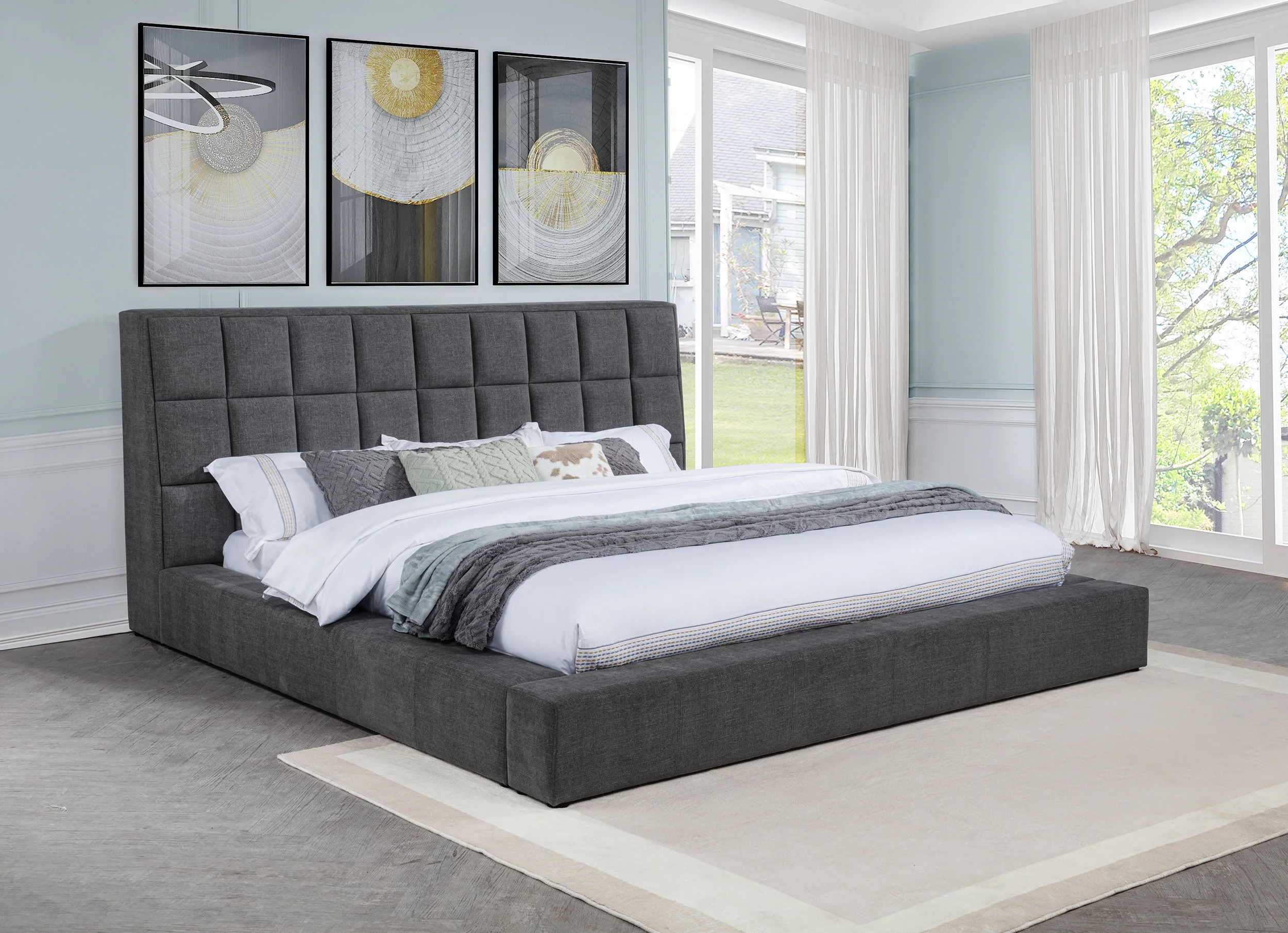 Dreux Panel Platform Bed - Image 44