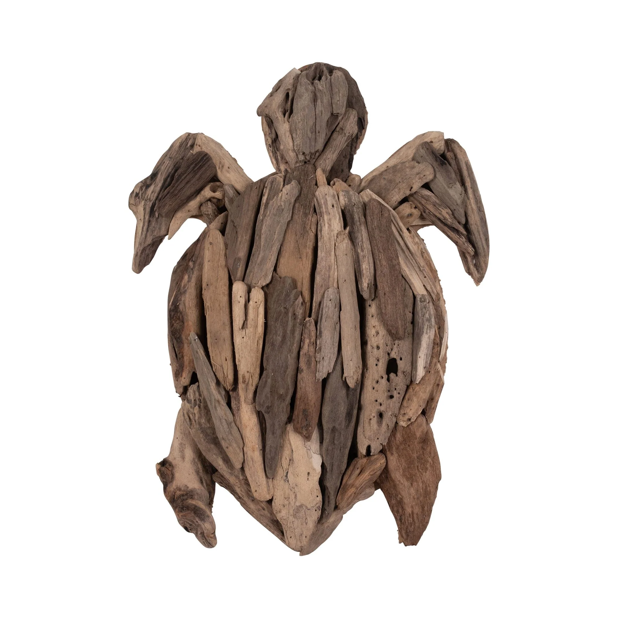 Driftwood, 22"h Turtle Deco, Natural