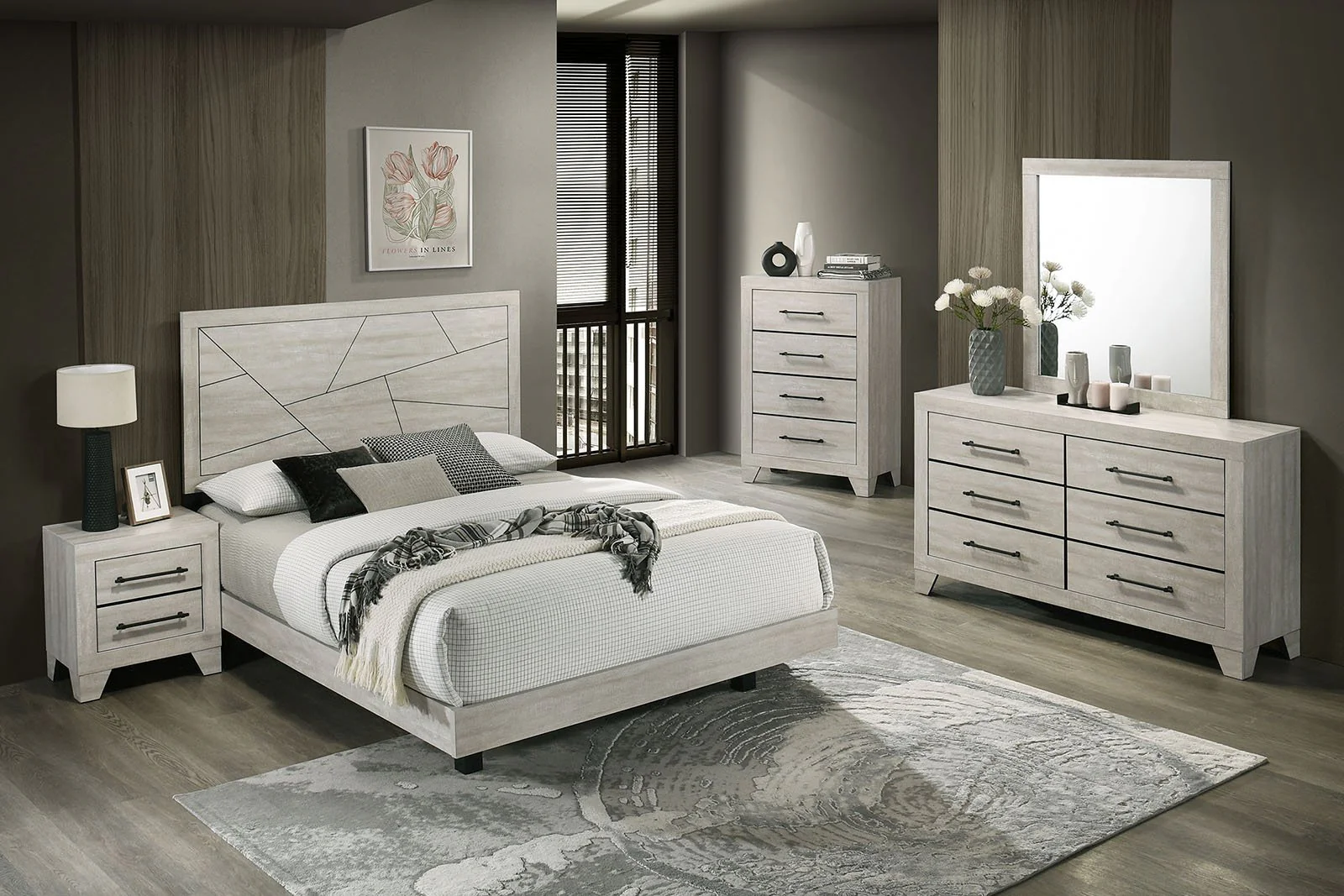 Dubuque Dresser, Light Gray