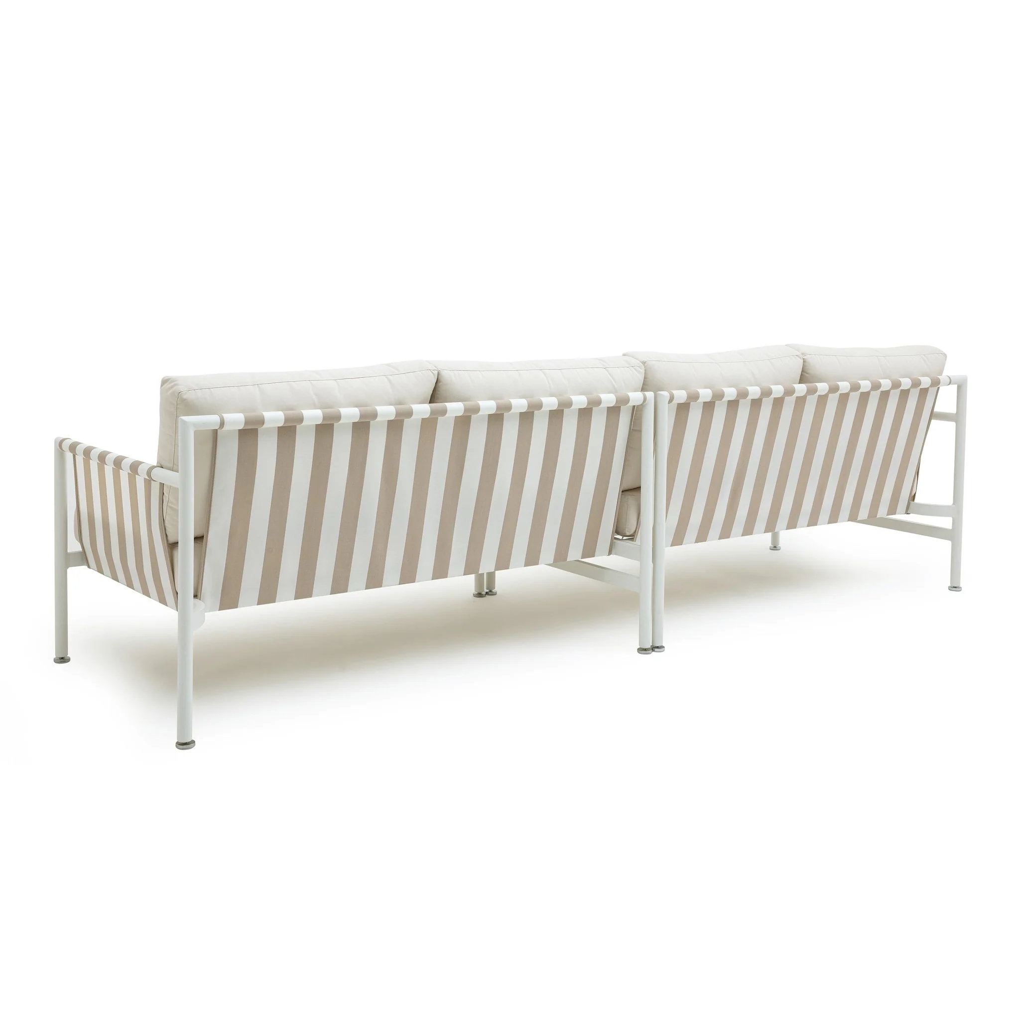 Dunes Cream Outdoor 110 inch Sofa - Image 4