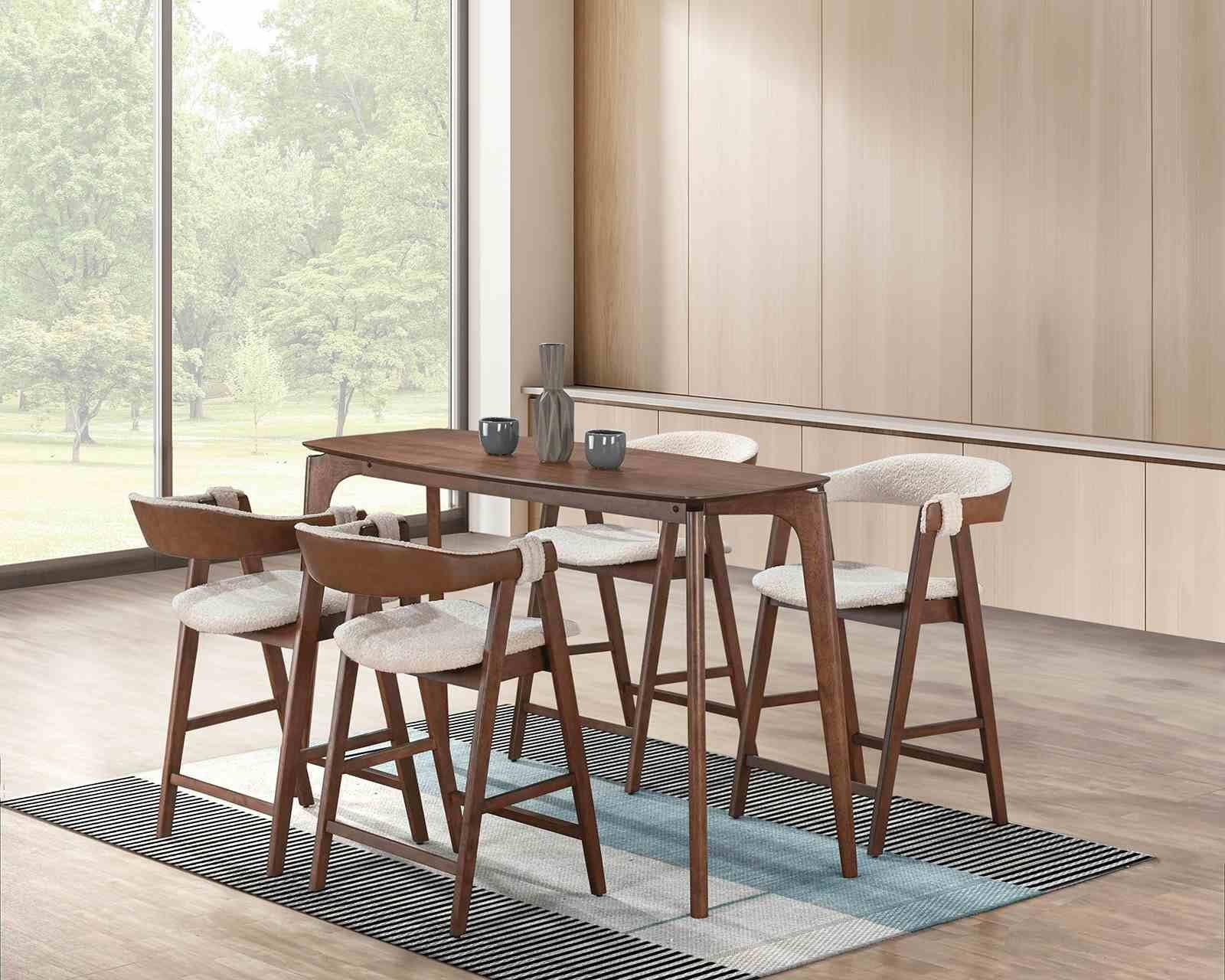 Ebikon Counter Ht. Table, Walnut