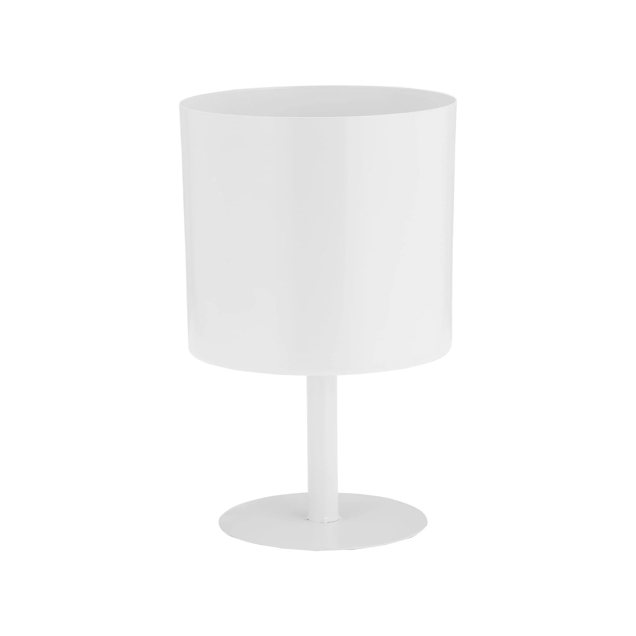 Ec Metal,6",flat Round Base Planter,white