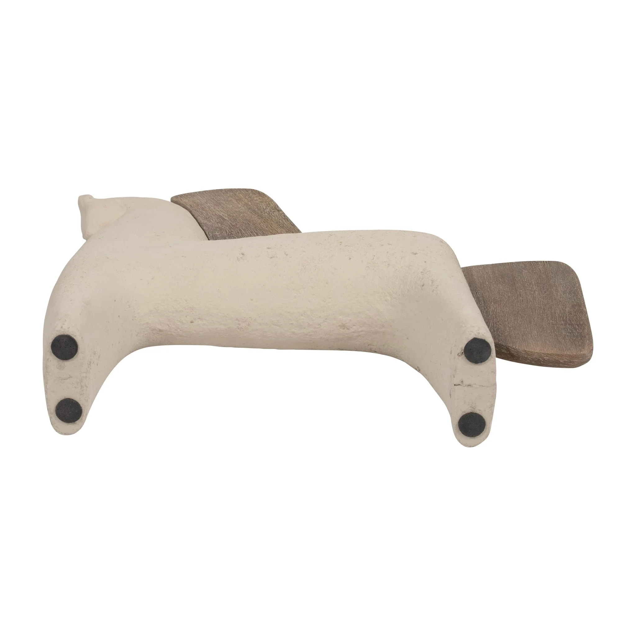 Ecomix, 14" Horse Deco, Ivory - Image 4