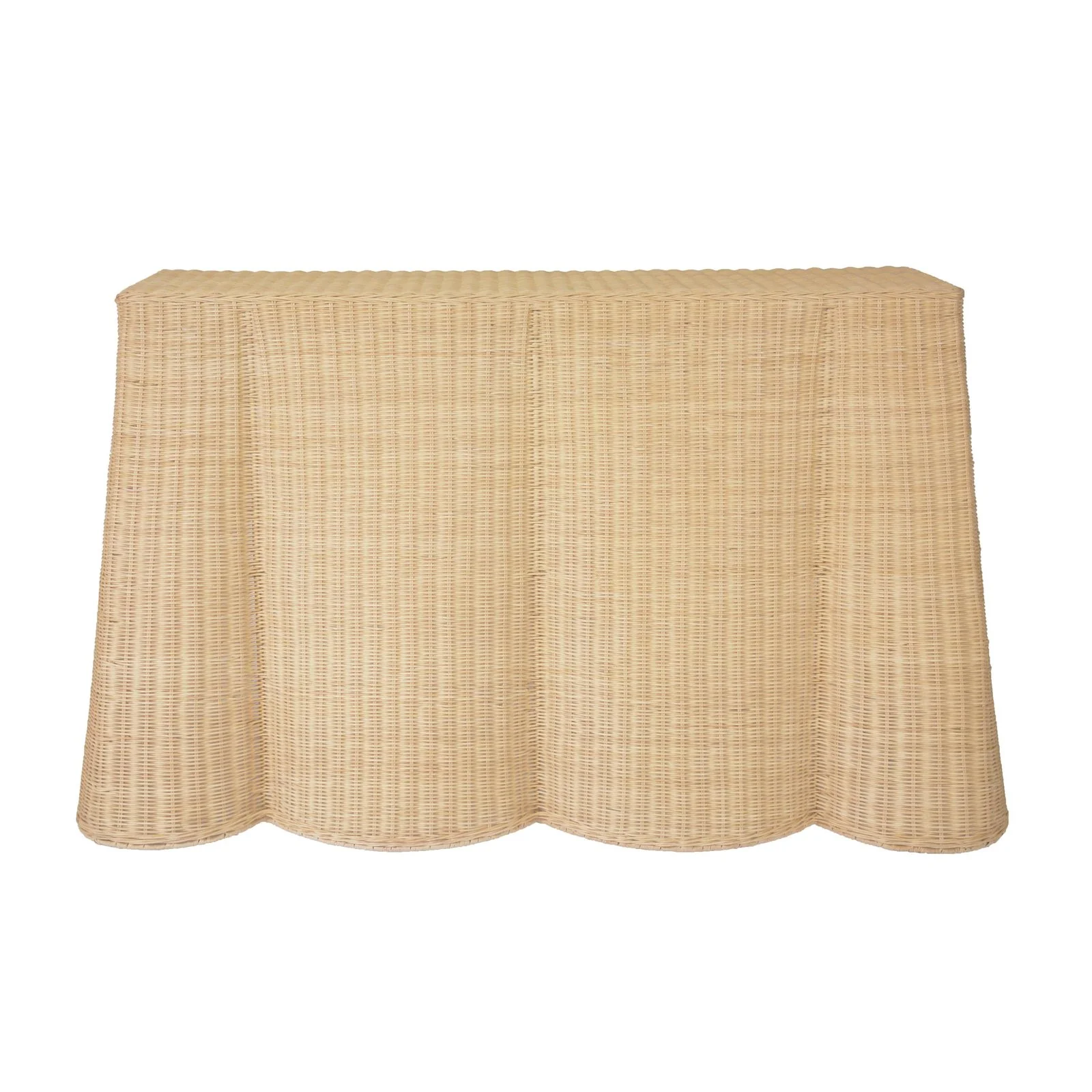 Egan Natural Rattan Console Table