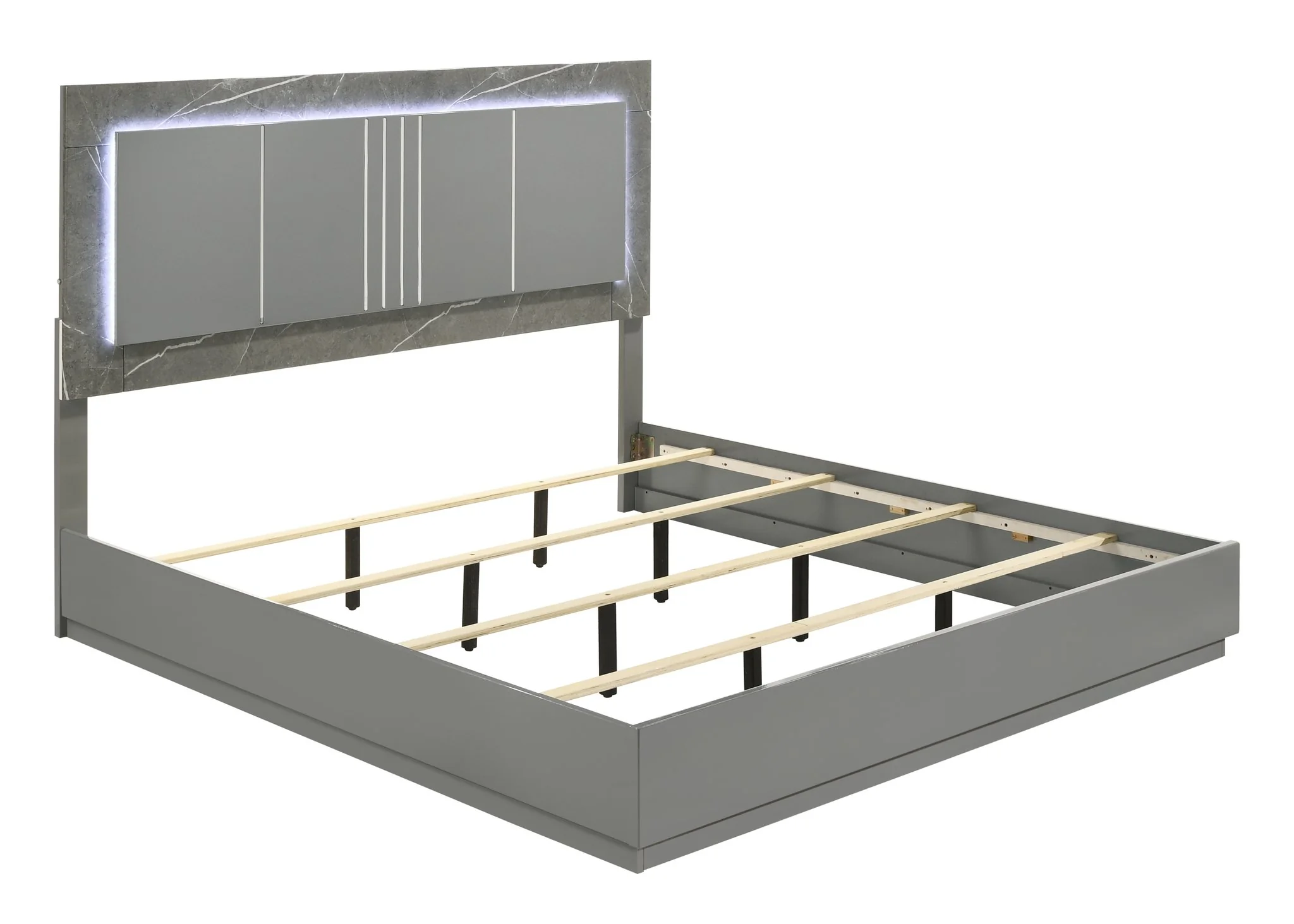 Elara Queen Bed Gray - Image 3