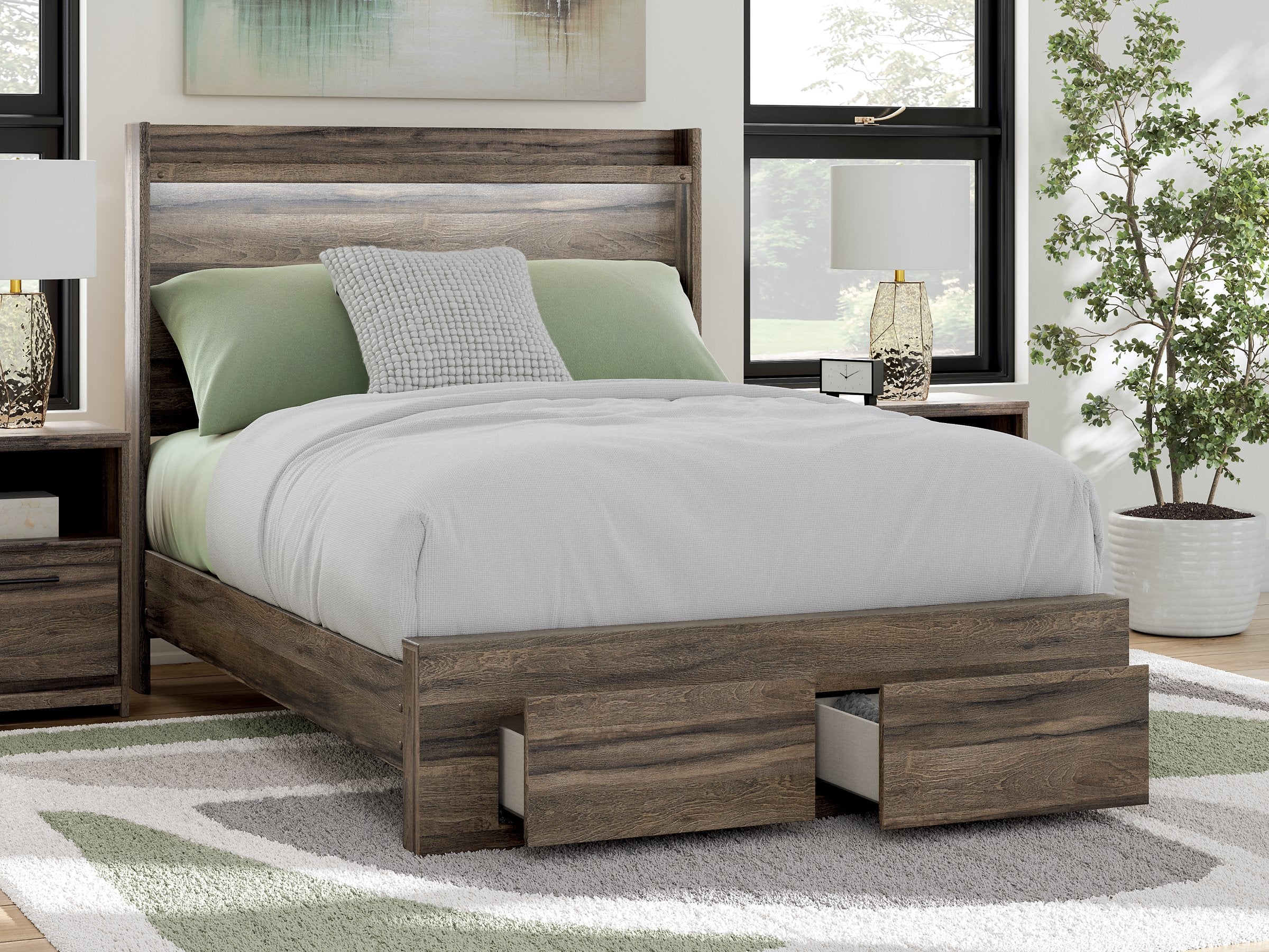 Elbrim Panel Storage Bed - Image 10