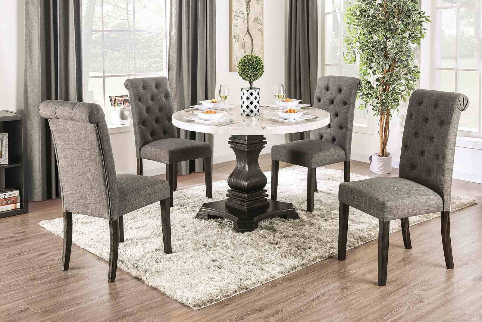 Elfredo 5 Pc. Round Dining Table Set