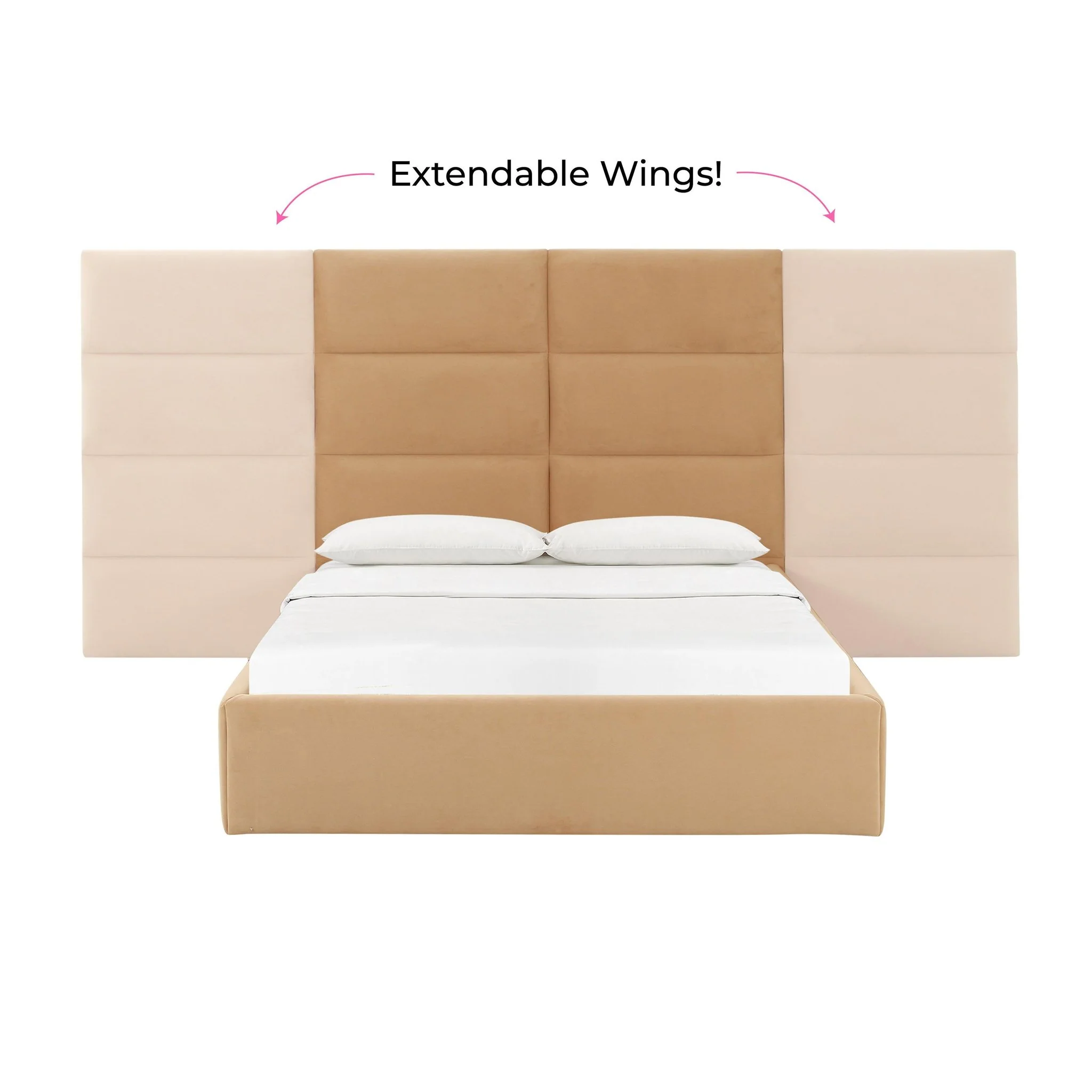 Eliana Honey Velvet Queen Wings (Set of 2) - Image 4