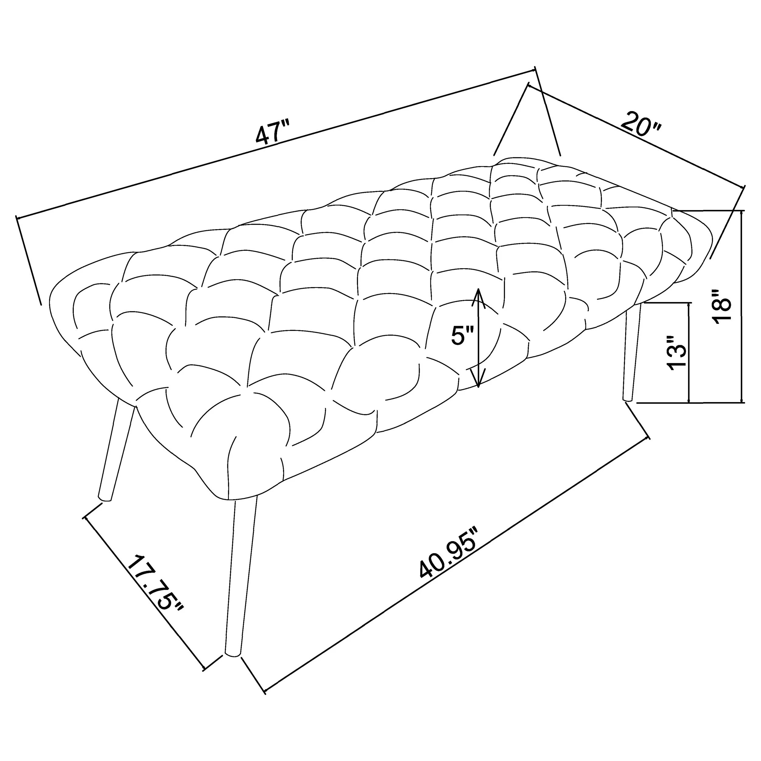 Ella Accent Bench - Image 18