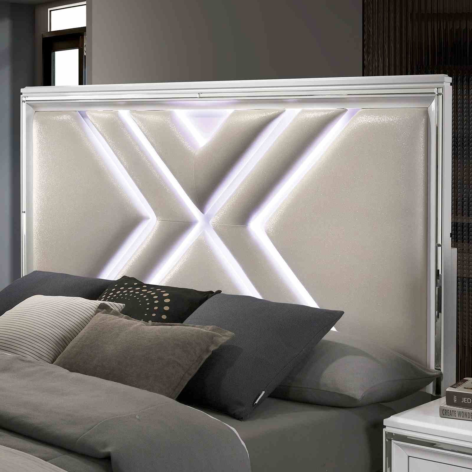 Emmeline Cal.King Bed, White - Image 3