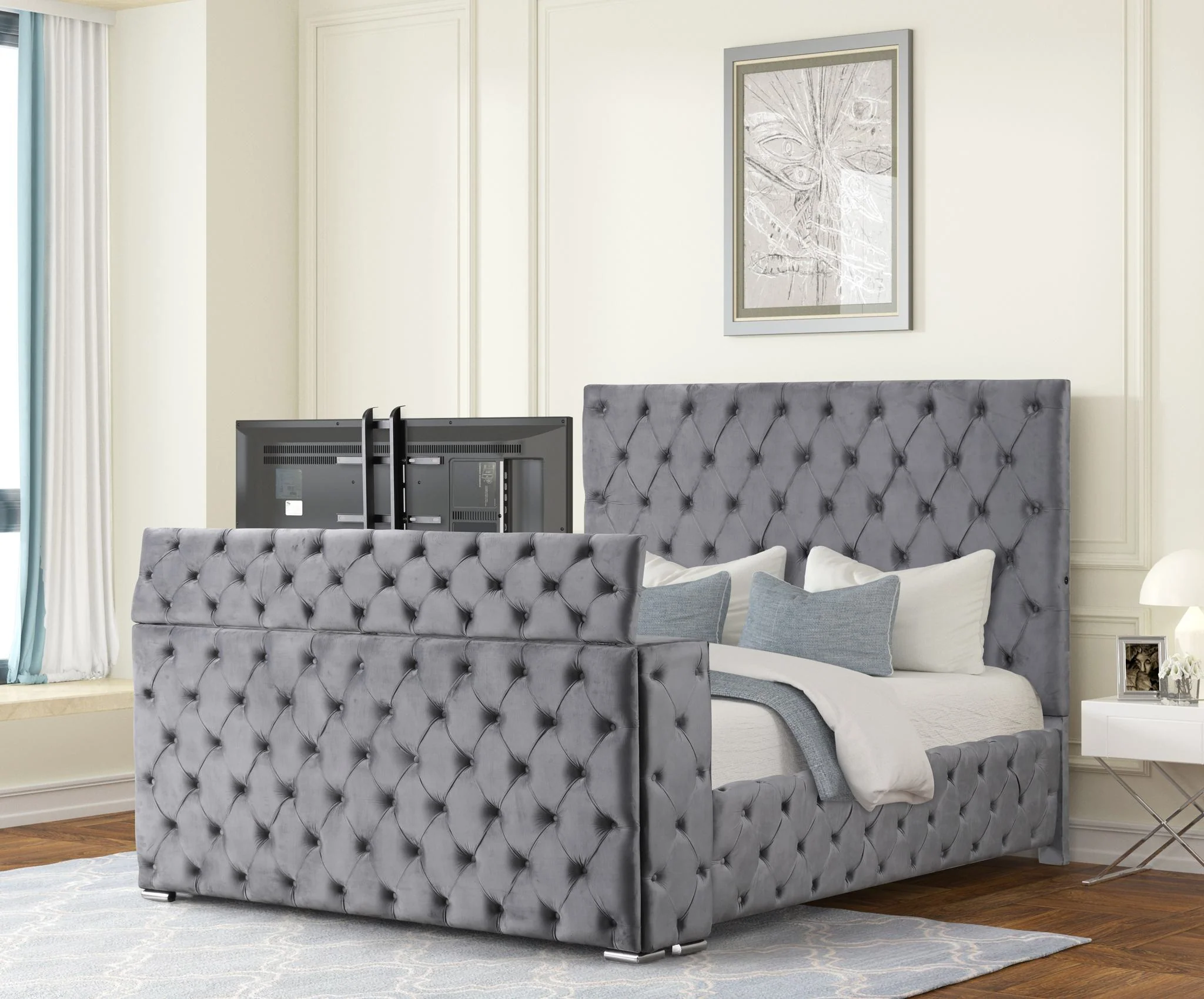 Encore Queen 5PC Bedroom Set Gray - Image 7
