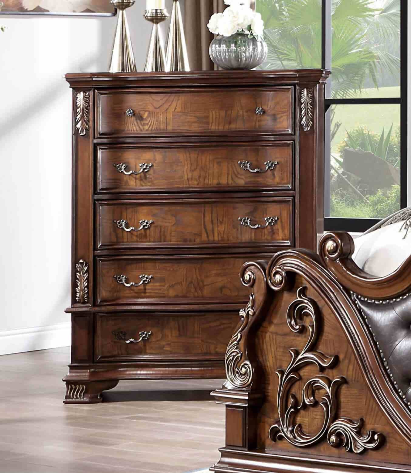 Esparanza Chest, Brown Cherry