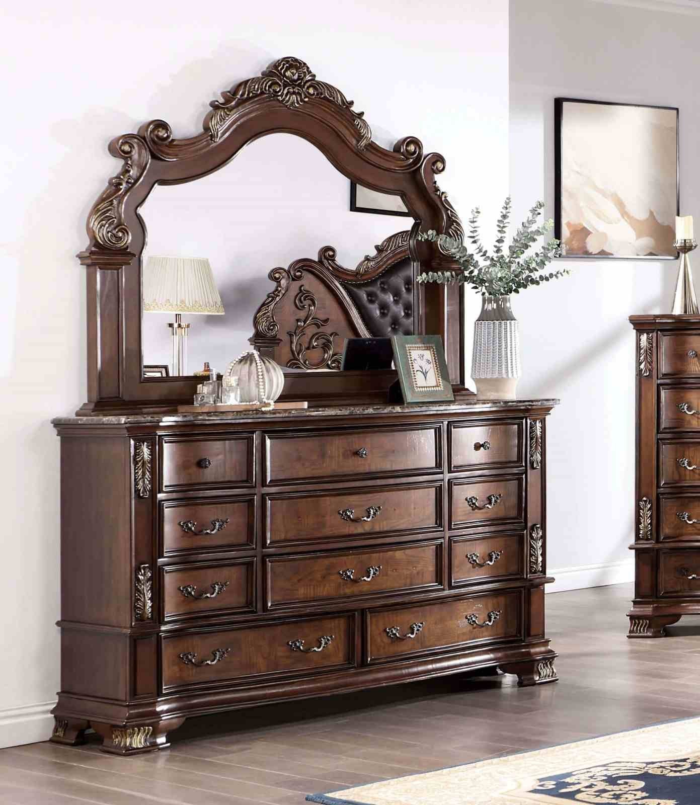 Esparanza Dresser, Brown Cherry