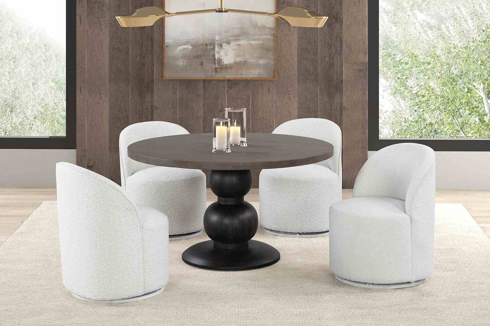 Essen Round Dining Table, Espresso