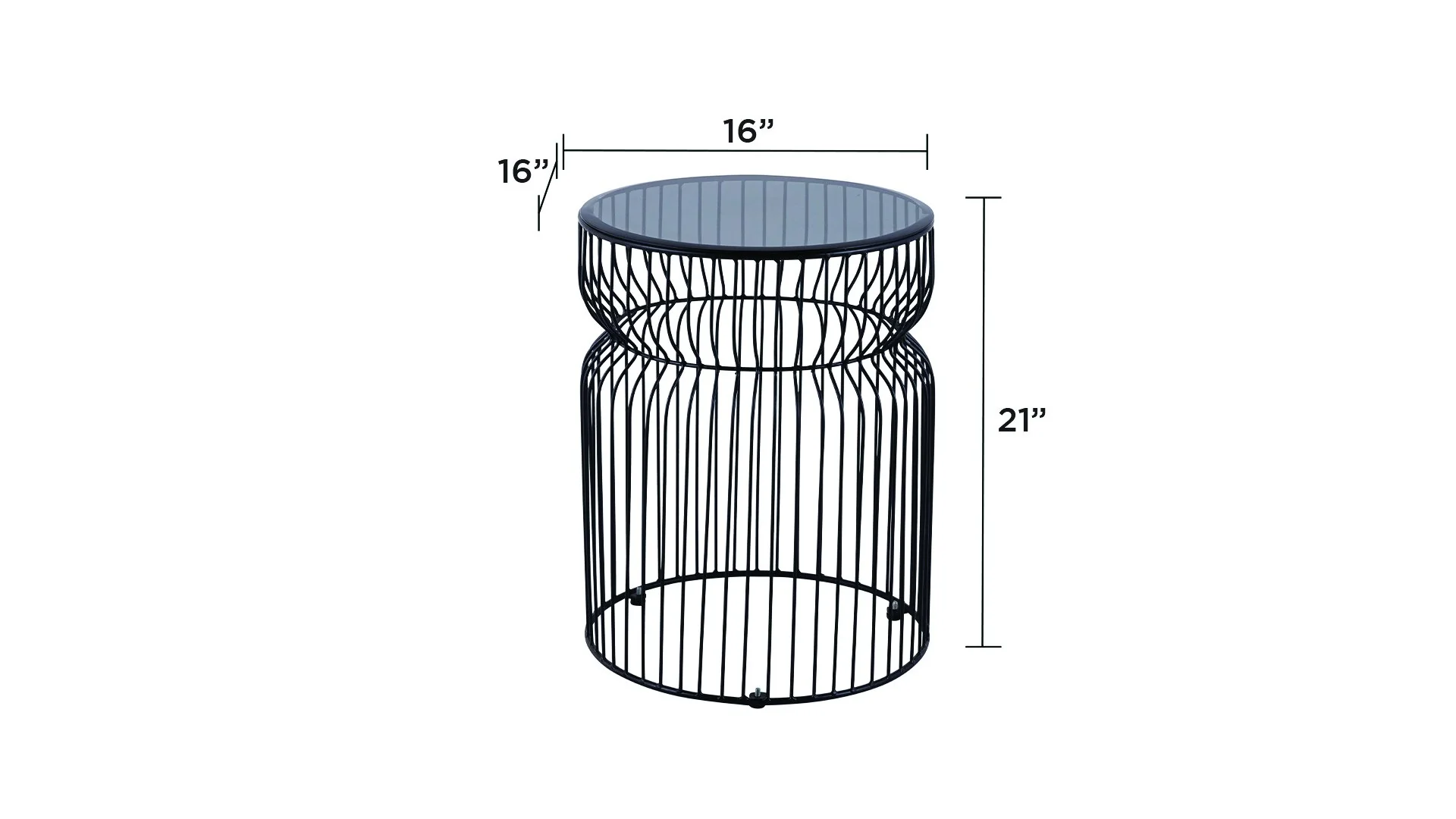 ET-901-30-16 END Table Black - Image 8