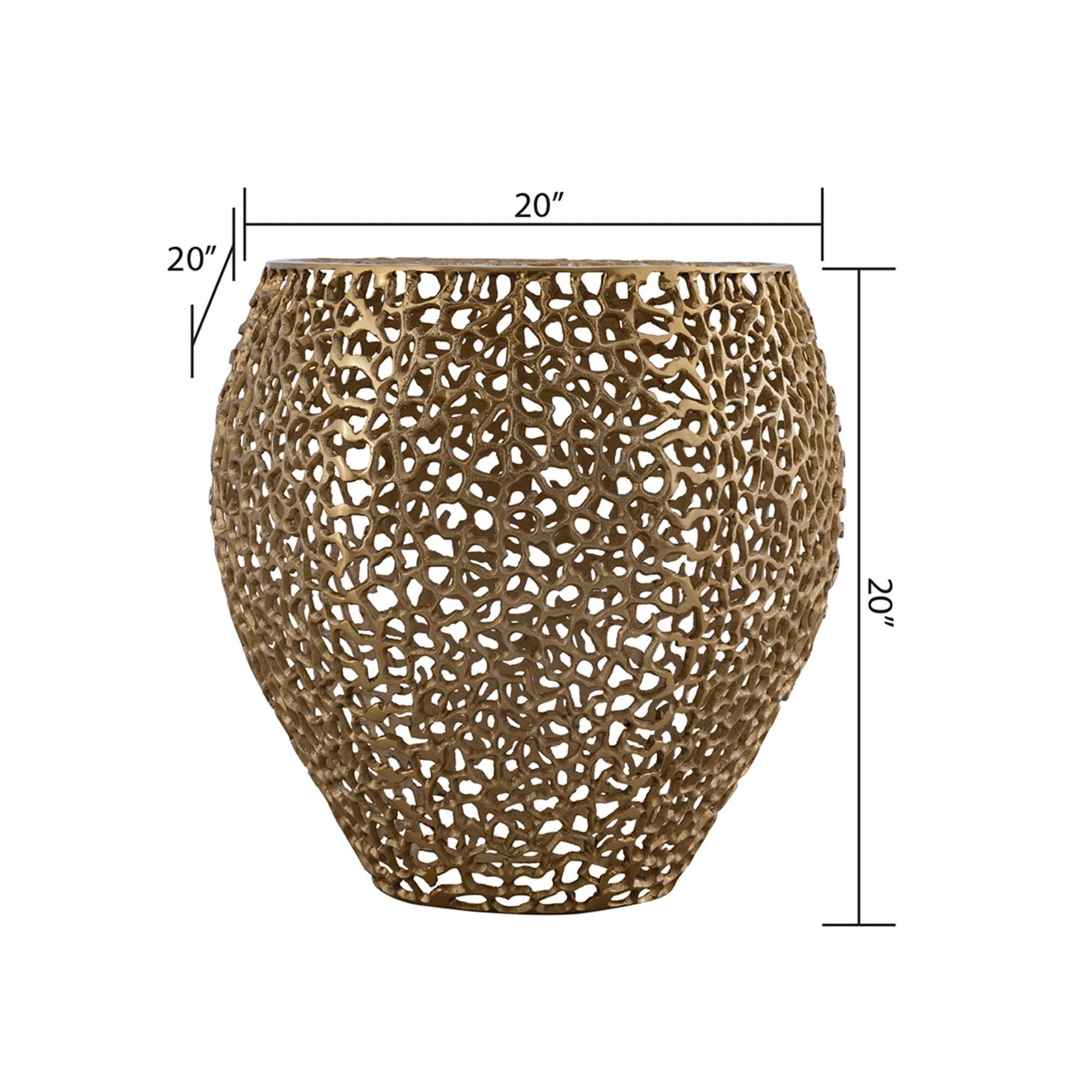 ET3403-18 Side Table Gold - Image 5