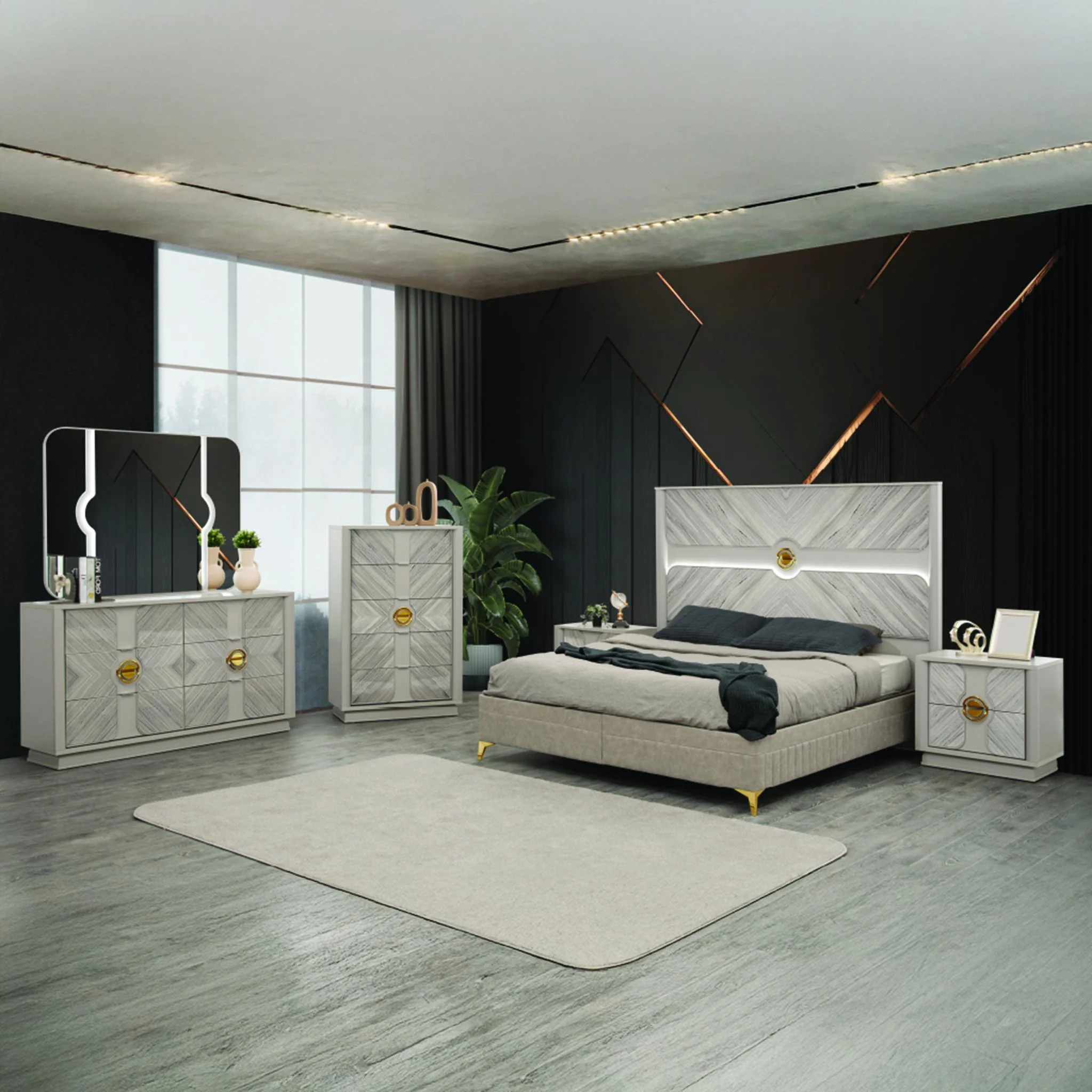 Eternity King 4PC Bedroom Set - Image 13
