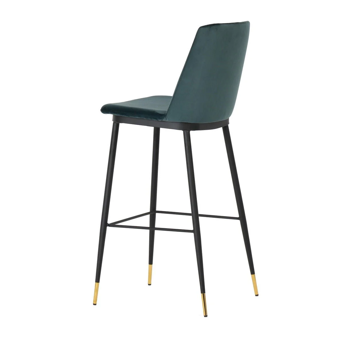 Evora Green Velvet Counter Stool (Set of 2) - Image 5